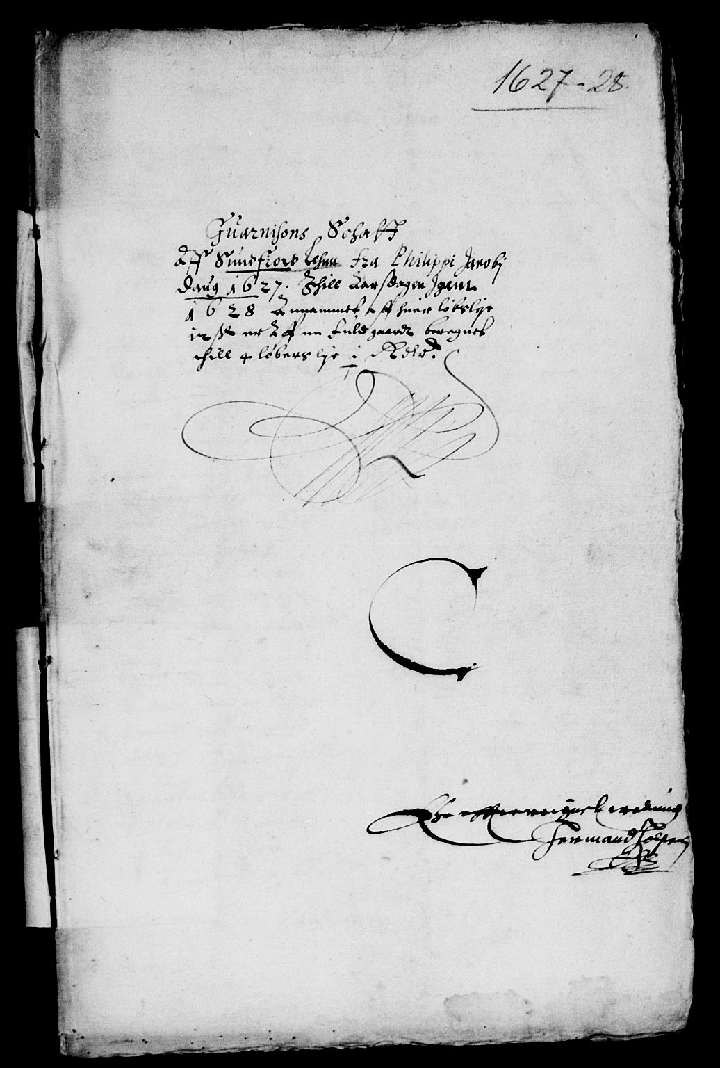 Rentekammeret inntil 1814, Reviderte regnskaper, Lensregnskaper, AV/RA-EA-5023/R/Rb/Rbt/L0047: Bergenhus len, 1627-1629