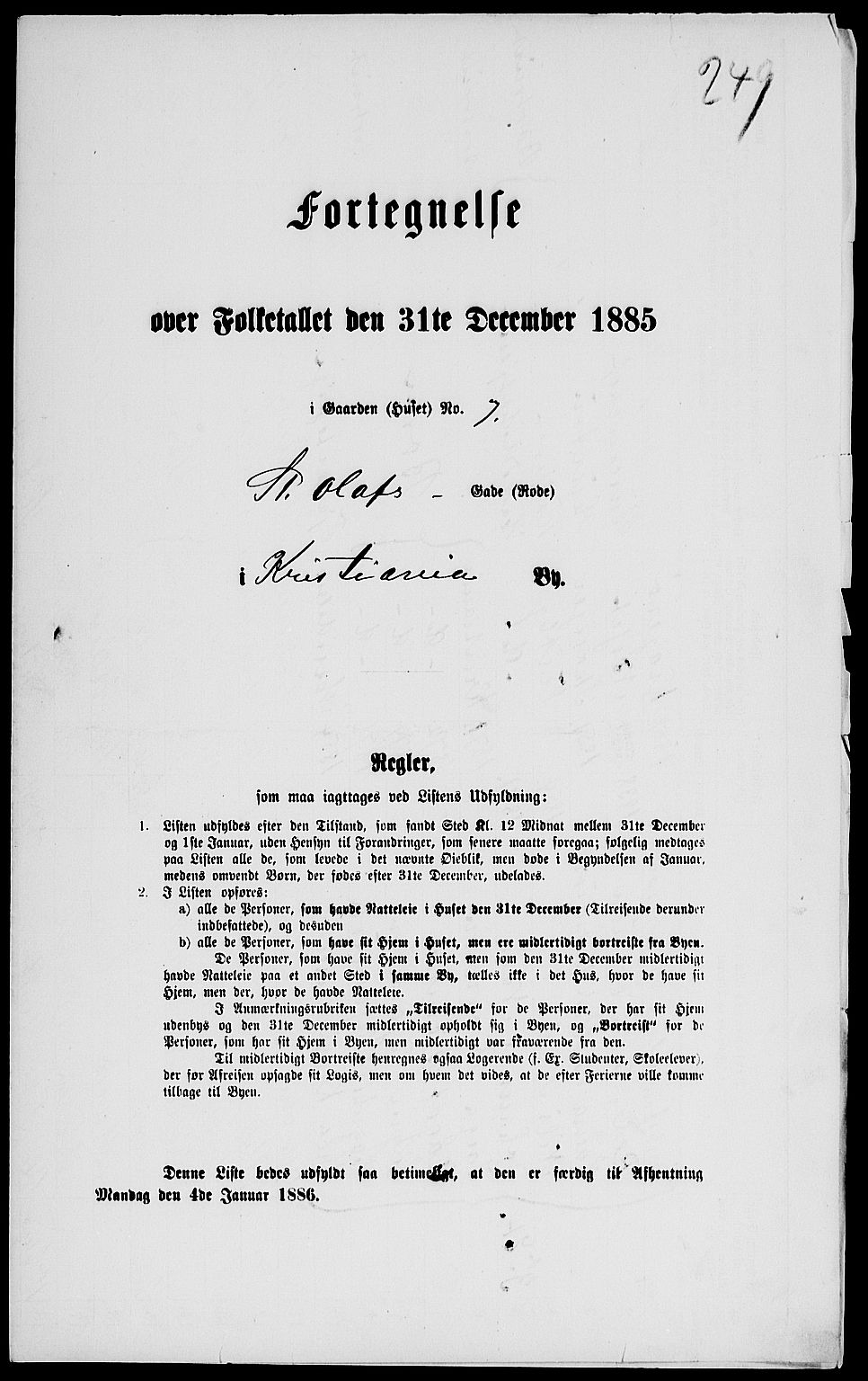 RA, 1885 census for 0301 Kristiania, 1885, p. 6178