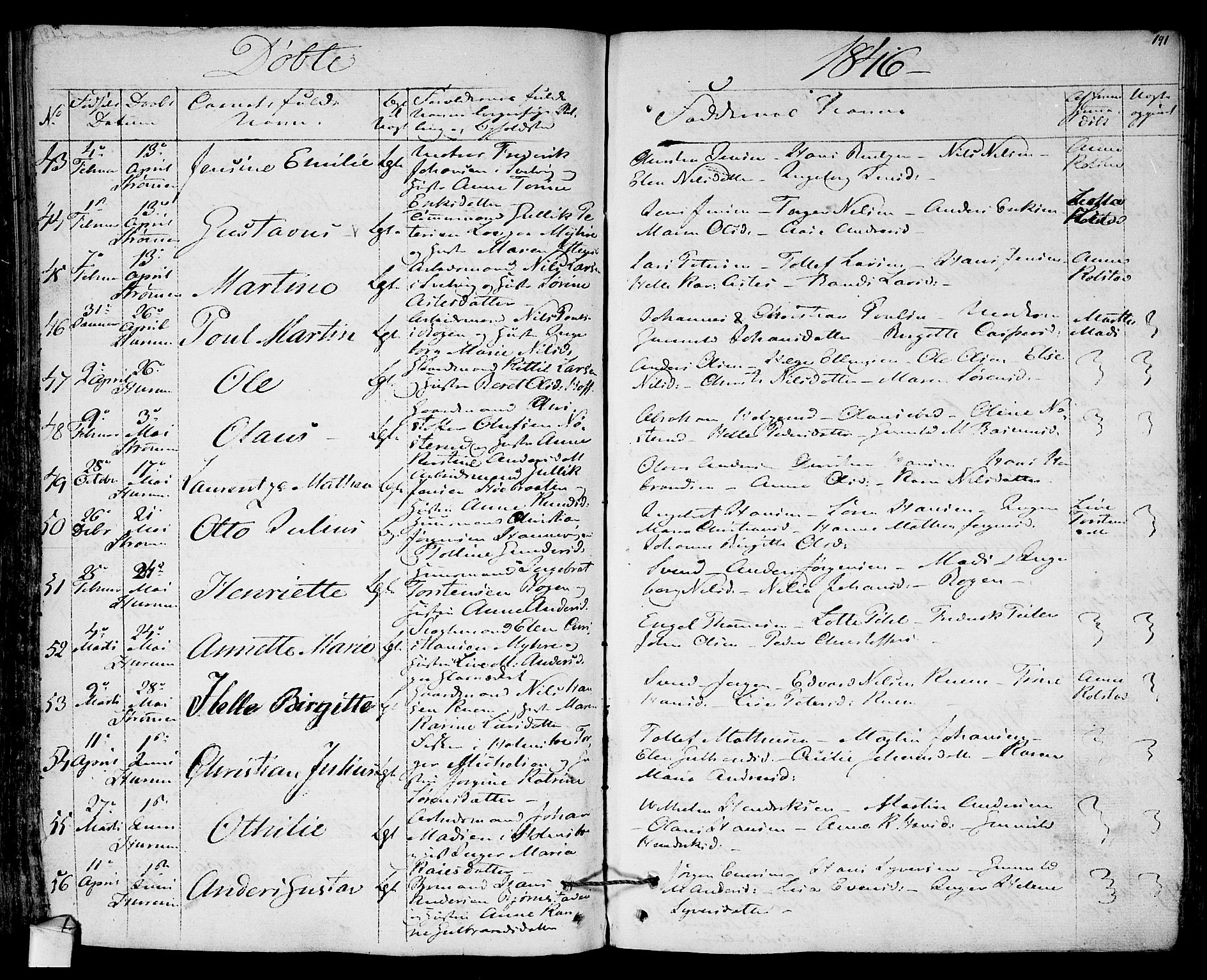 Hurum kirkebøker, AV/SAKO-A-229/F/Fa/L0010: Parish register (official) no. 10, 1827-1846, p. 191