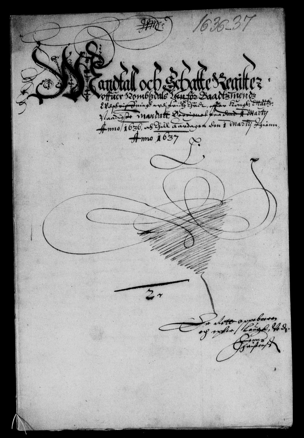 Rentekammeret inntil 1814, Reviderte regnskaper, Lensregnskaper, AV/RA-EA-5023/R/Rb/Rbw/L0060: Trondheim len, 1636-1638