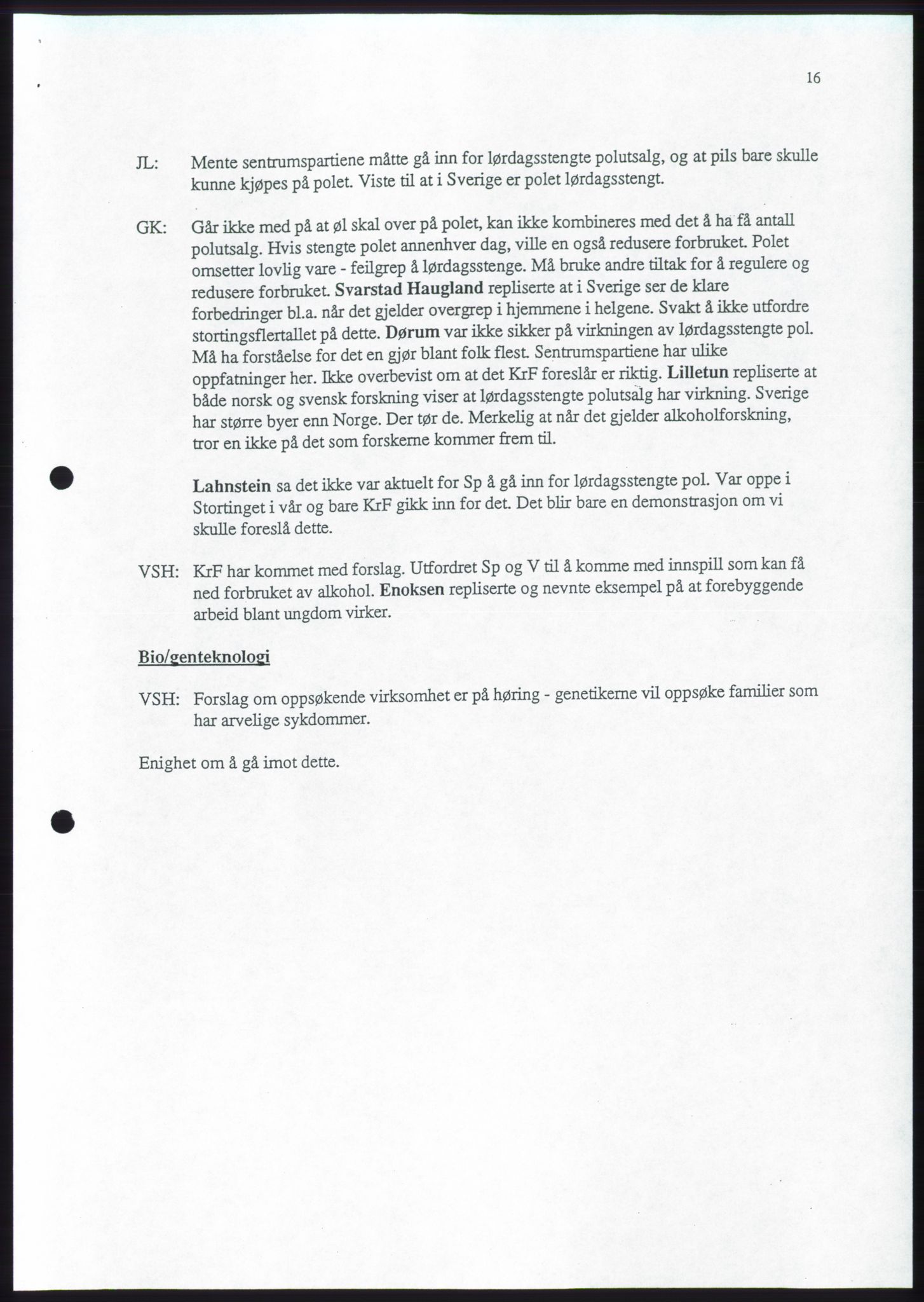 Forhandlingene mellom Kristelig Folkeparti, Senterpartiet og Venstre om dannelse av regjering, RA/PA-1073/A/L0001: Forhandlingsprotokoller, 1997, p. 81