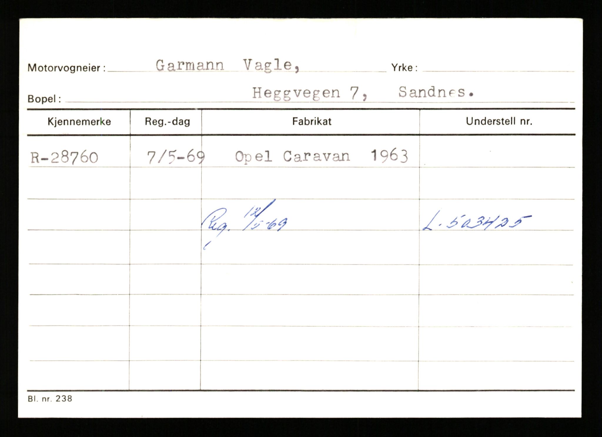 Stavanger trafikkstasjon, SAST/A-101942/0/G/L0005: Registreringsnummer: 23000 - 34245, 1930-1971, p. 1833