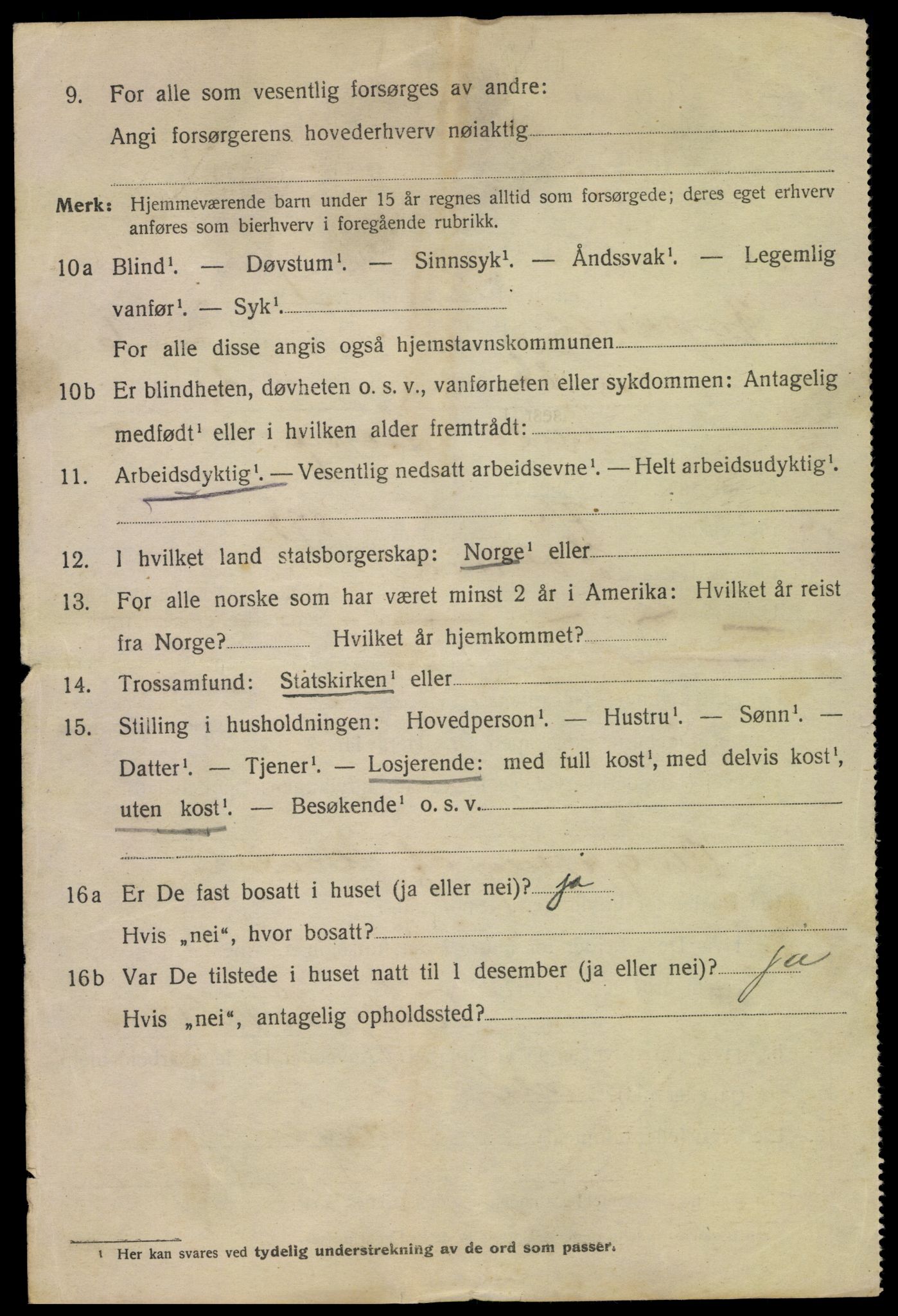 SAK, 1920 census for Kristiansand, 1920, p. 20054