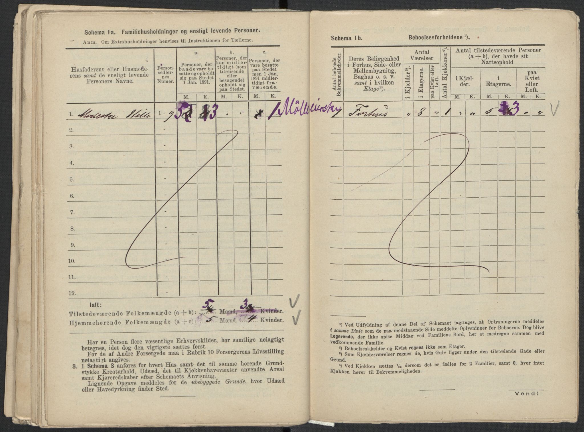 RA, 1891 Census for 1301 Bergen, 1891, p. 8563