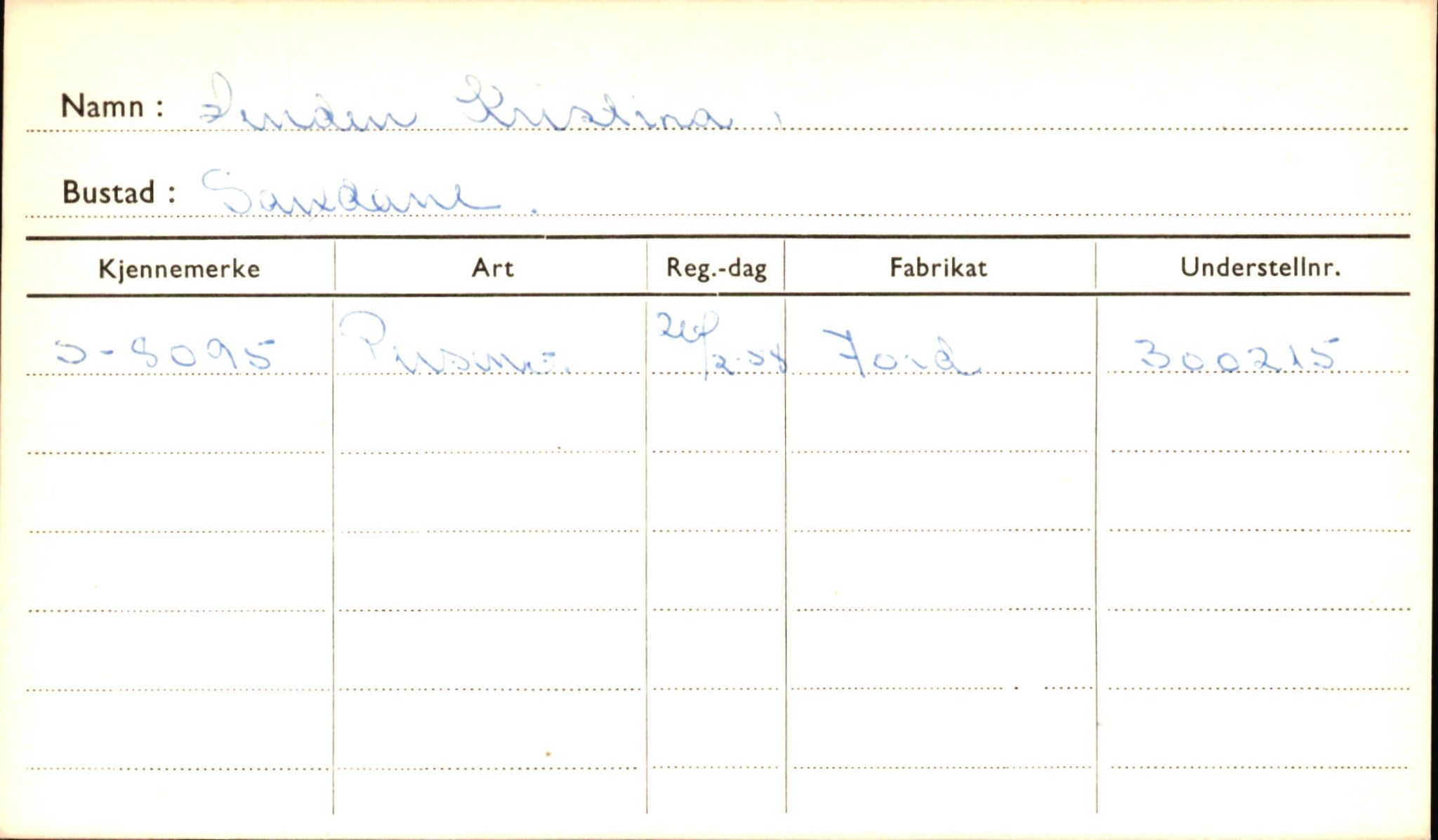 Statens vegvesen, Sogn og Fjordane vegkontor, AV/SAB-A-5301/4/F/L0001A: Eigarregister Fjordane til 1.6.1961, 1930-1961, p. 387