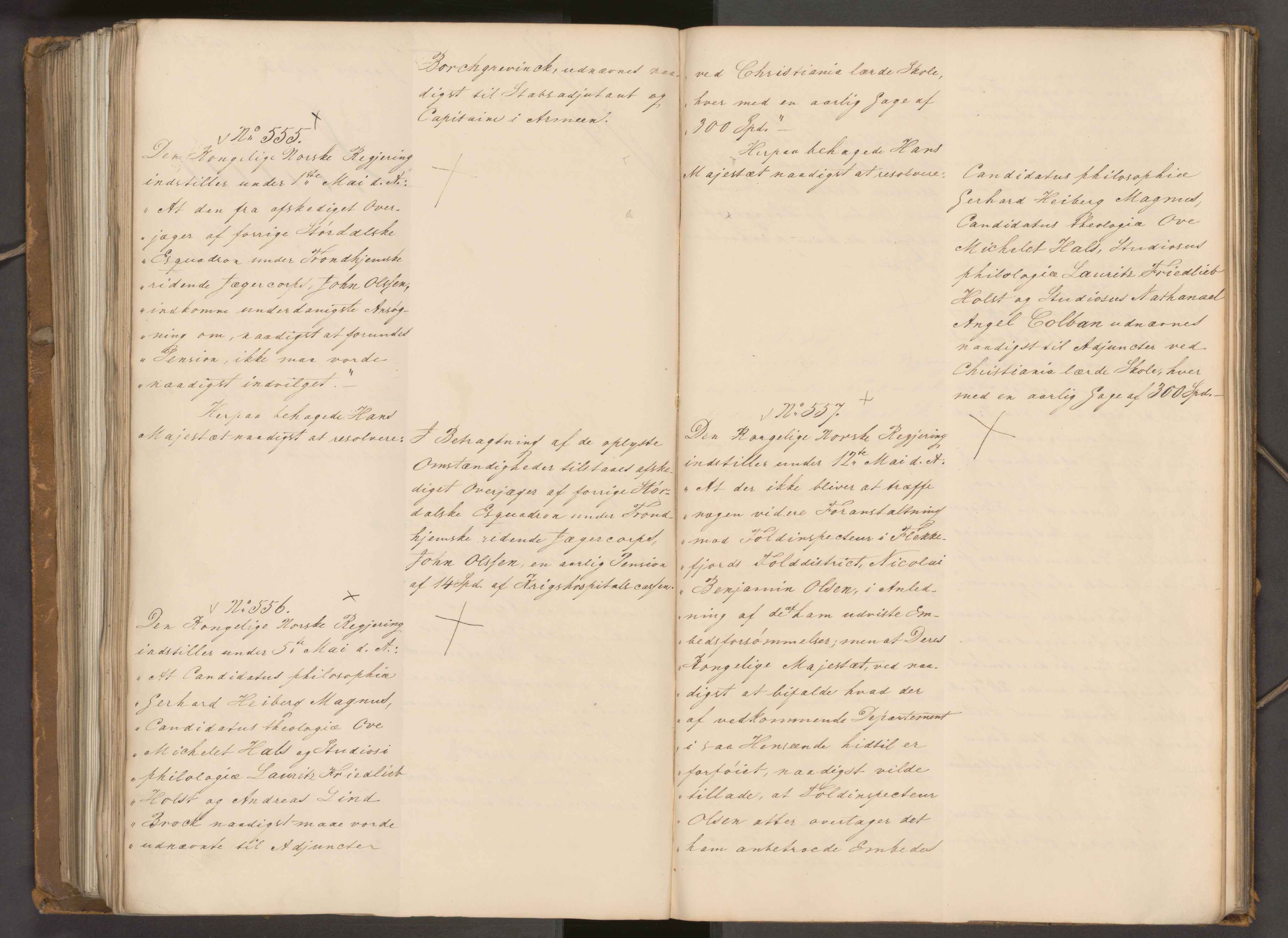 Statsrådssekretariatet, AV/RA-S-1001/A/Ab/L0040: Kgl. res. nr. 1-568, 1. halvår, 1835