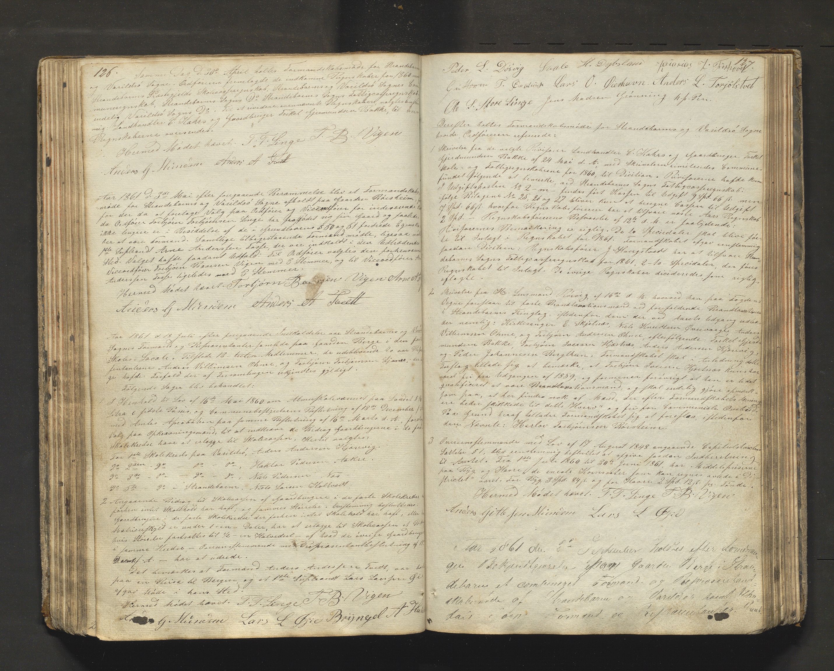 Strandebarm kommune. Formannskapet, IKAH/1226-021/A/Aa/L0001: Møtebok for Strandebarm formannskap og heradsstyre, 1838-1874, p. 63