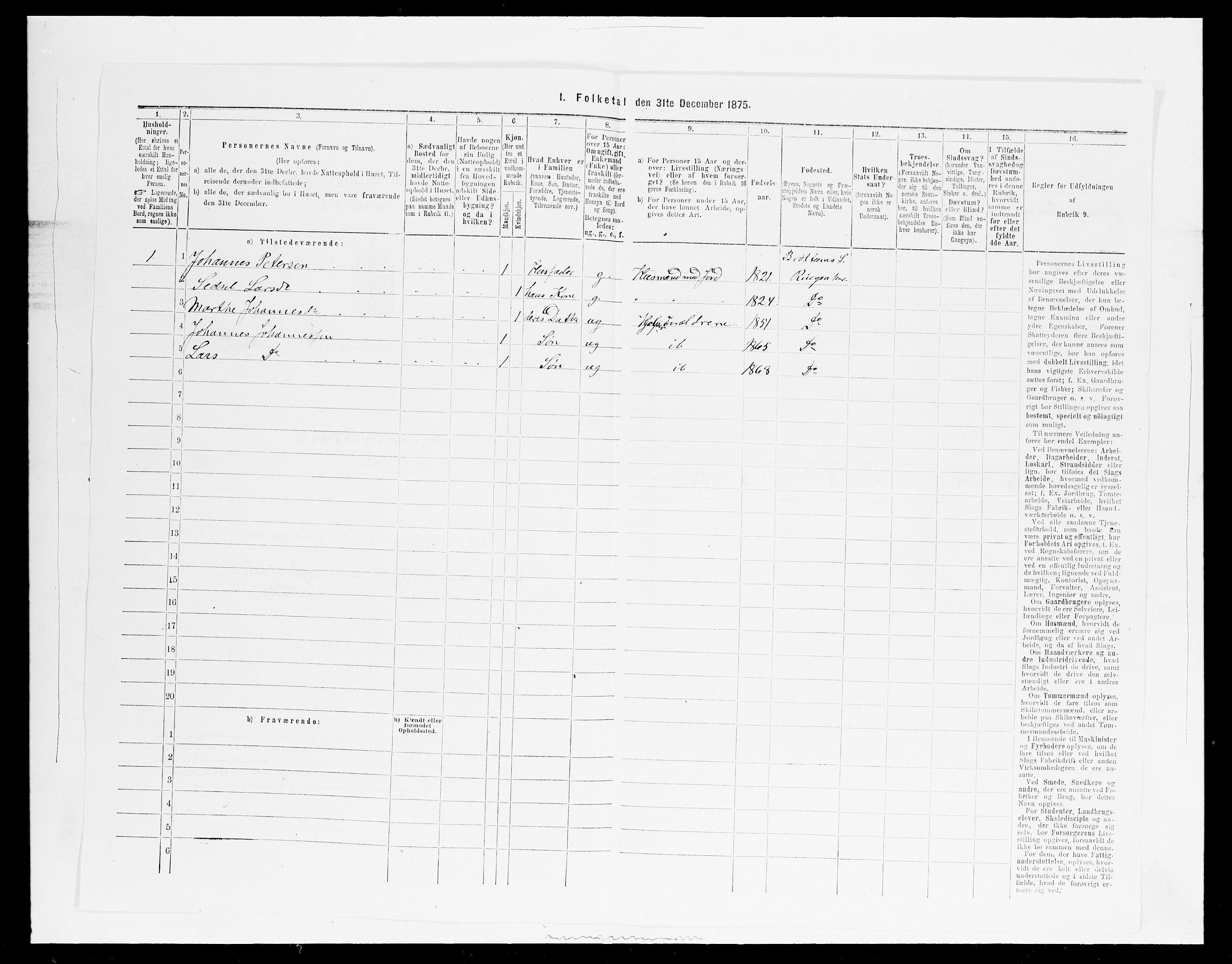 SAH, 1875 census for 0412P Ringsaker, 1875, p. 3438