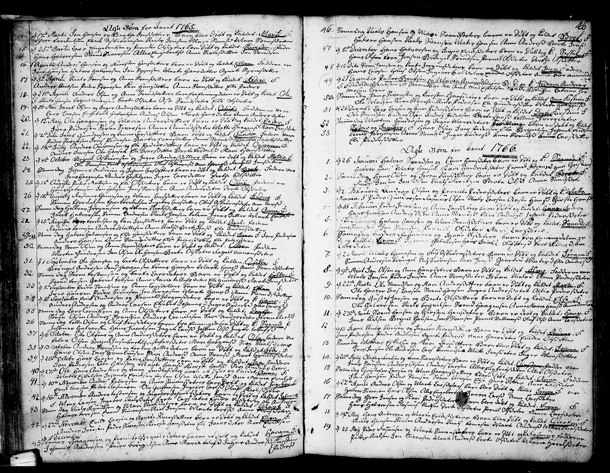 Idd prestekontor Kirkebøker, SAO/A-10911/F/Fa/L0001: Parish register (official) no. I 1, 1720-1769, p. 46