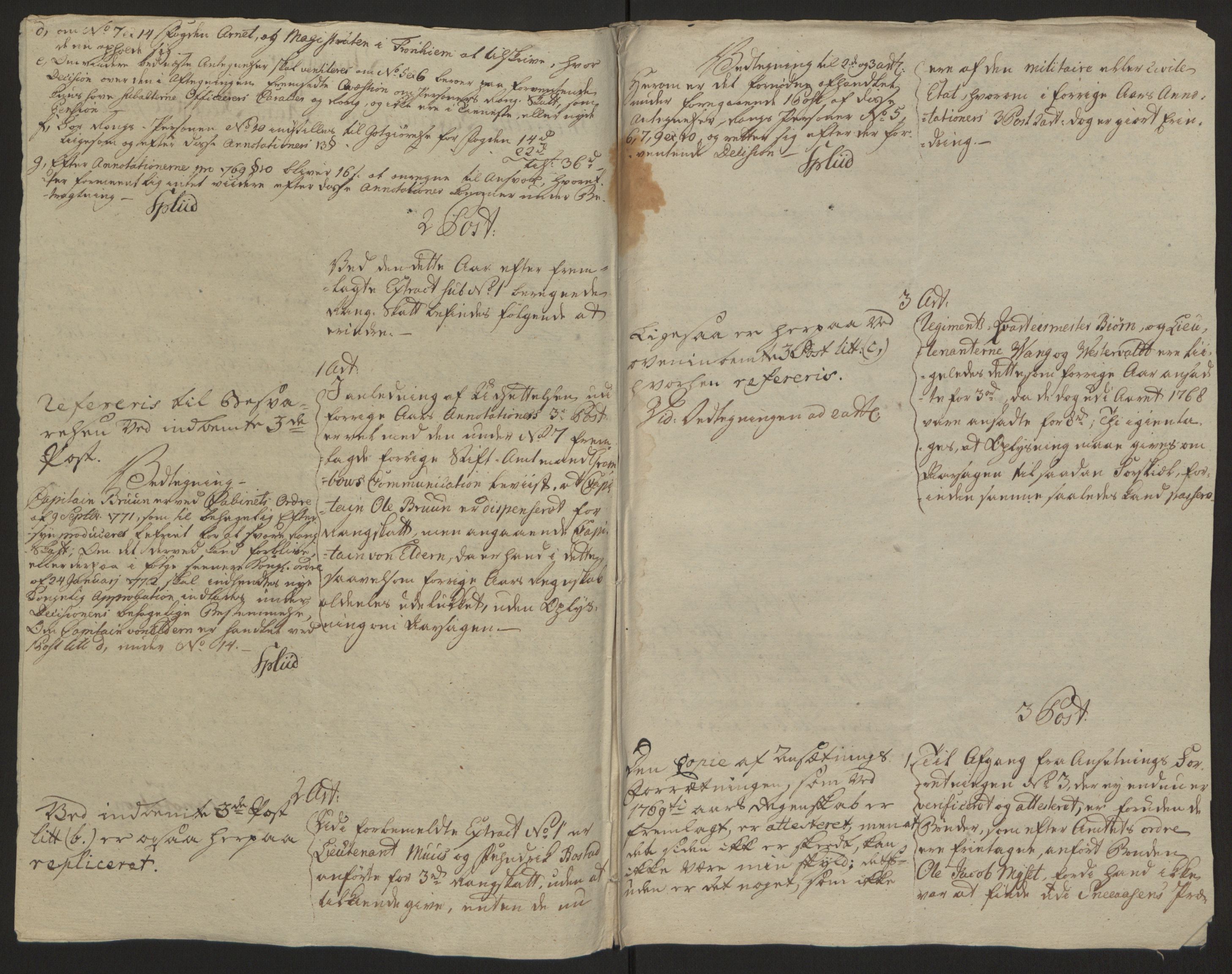 Rentekammeret inntil 1814, Reviderte regnskaper, Fogderegnskap, RA/EA-4092/R63/L4420: Ekstraskatten Inderøy, 1762-1772, p. 593