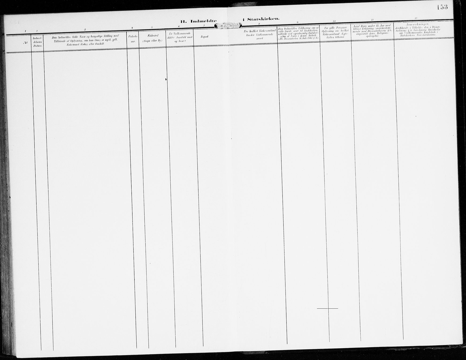 Hyllestad sokneprestembete, AV/SAB-A-80401: Parish register (official) no. B 2, 1903-1917, p. 153