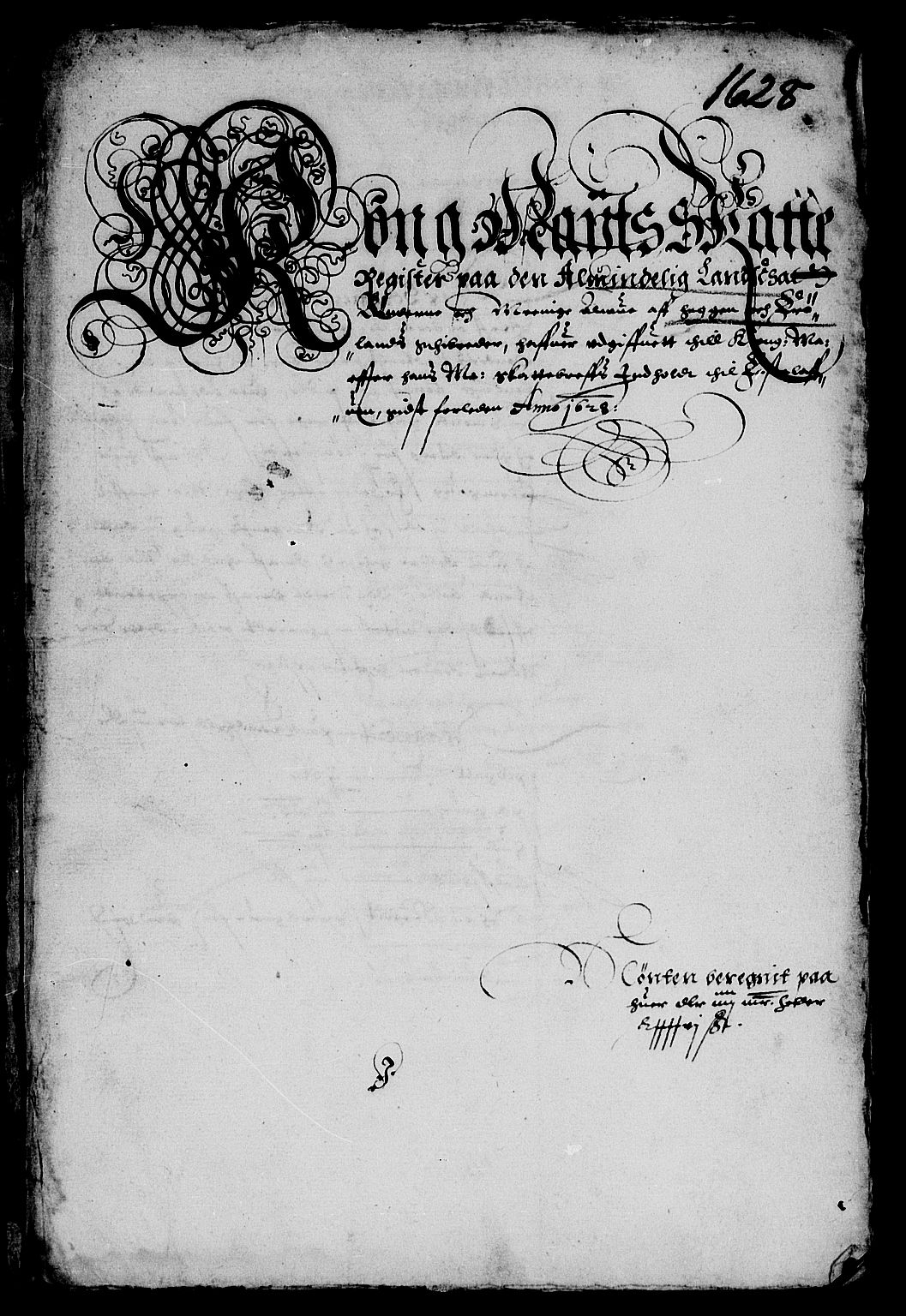 Rentekammeret inntil 1814, Reviderte regnskaper, Lensregnskaper, AV/RA-EA-5023/R/Rb/Rba/L0084: Akershus len, 1628