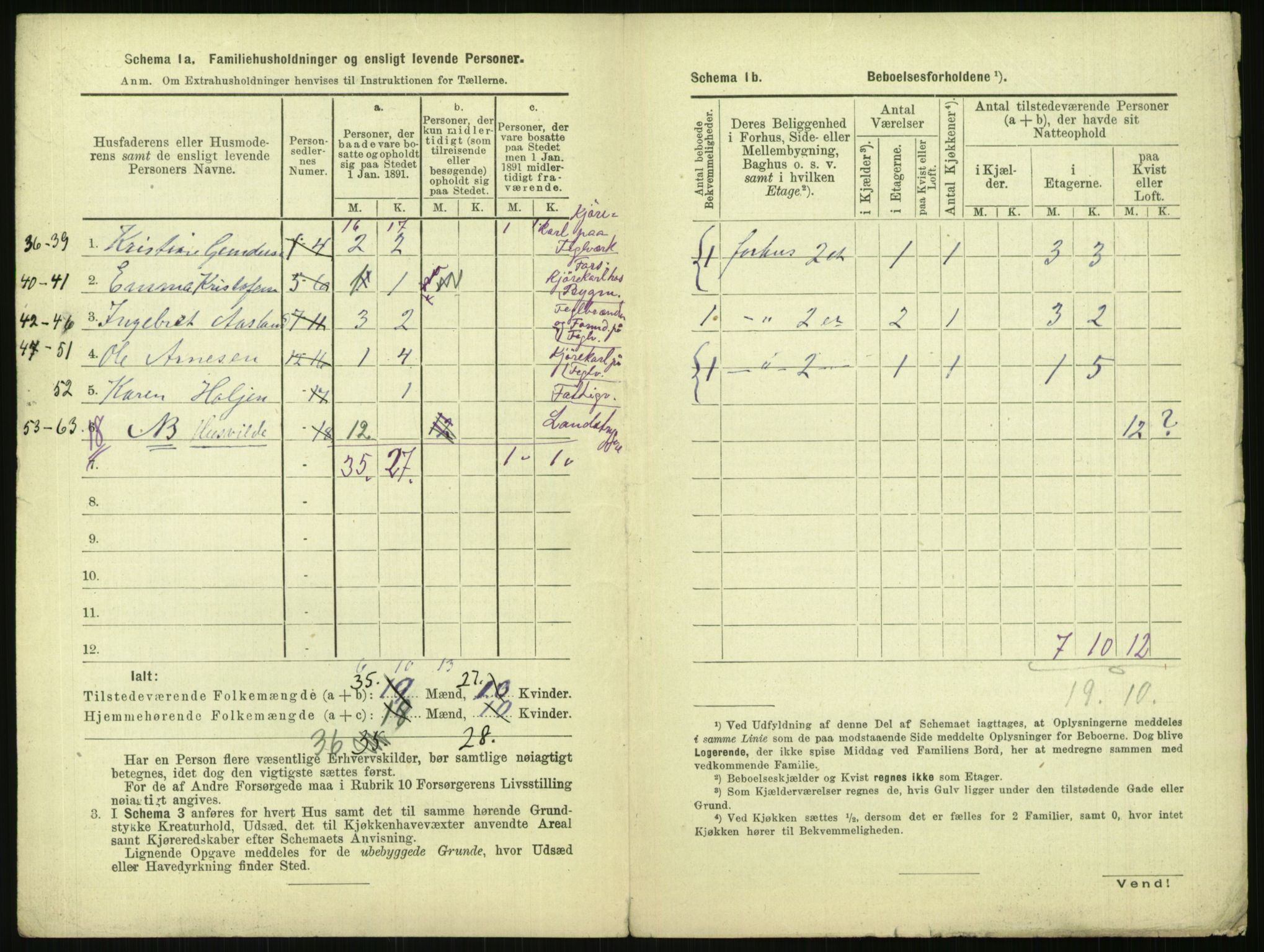 RA, 1891 census for 0301 Kristiania, 1891, p. 153638