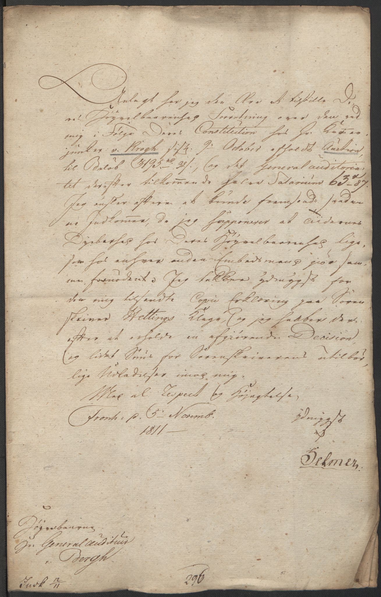 Forsvaret, Generalauditøren, AV/RA-RAFA-1772/F/Fj/Fja/L0020: --, 1746-1820, p. 100