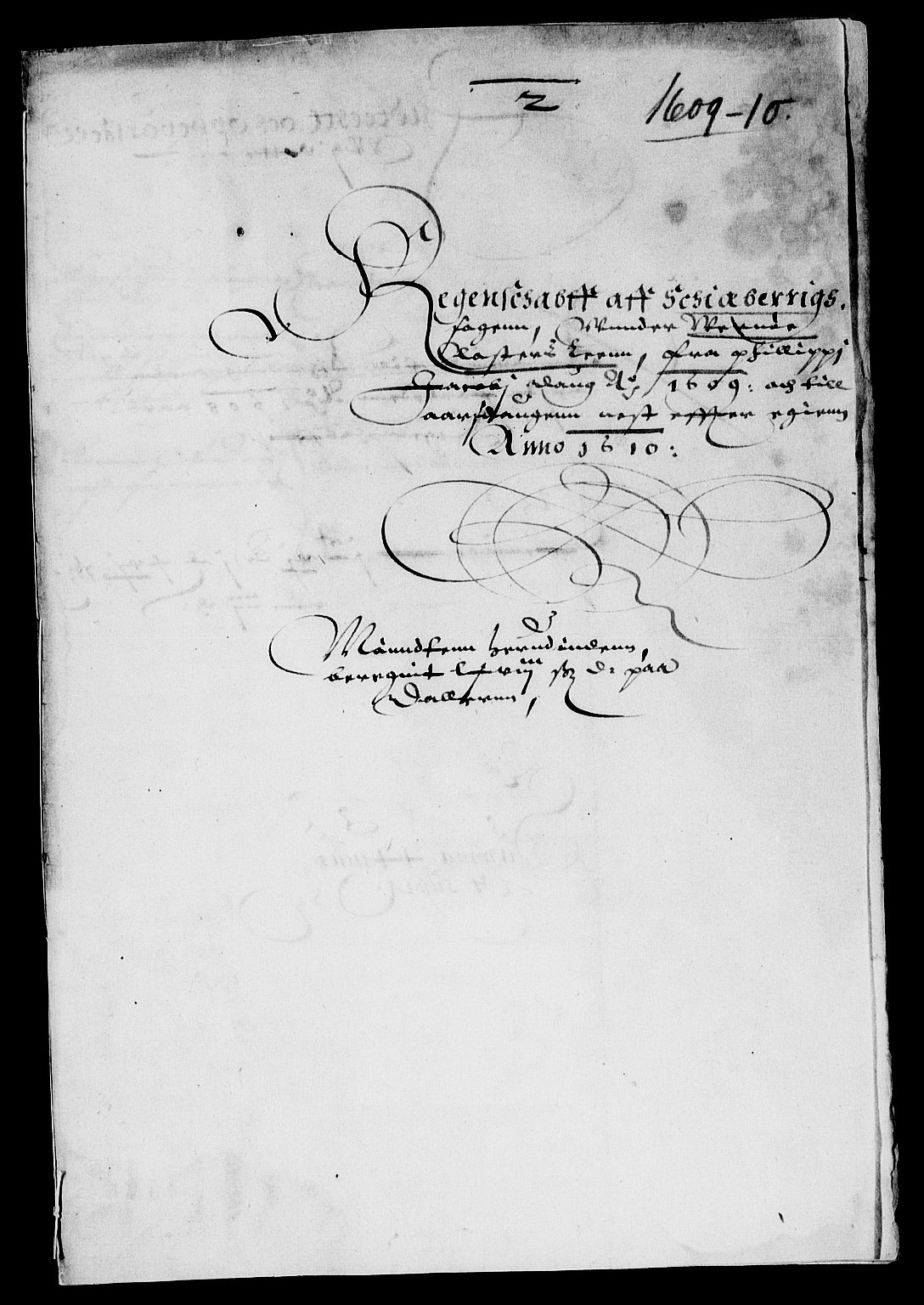 Rentekammeret inntil 1814, Reviderte regnskaper, Lensregnskaper, AV/RA-EA-5023/R/Rb/Rbg/L0001: Verne kloster len, 1599-1619