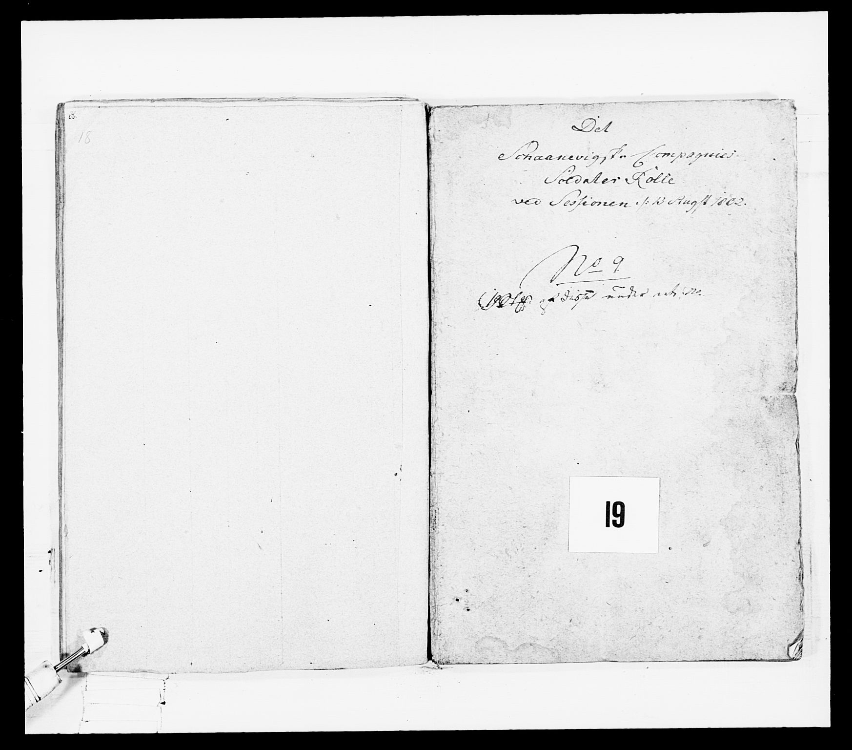 Generalitets- og kommissariatskollegiet, Det kongelige norske kommissariatskollegium, RA/EA-5420/E/Eh/L0108: Vesterlenske nasjonale infanteriregiment, 1791-1802, p. 153