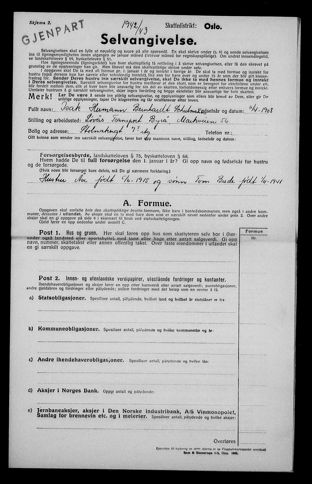 Justisdepartementet, Tilbakeføringskontoret for inndratte formuer, AV/RA-S-1564/H/Hc/Hcc/L0979: --, 1945-1947, p. 408