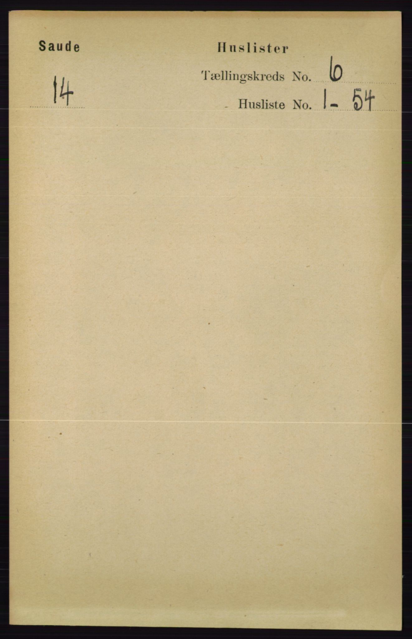RA, 1891 census for 0822 Sauherad, 1891, p. 1673