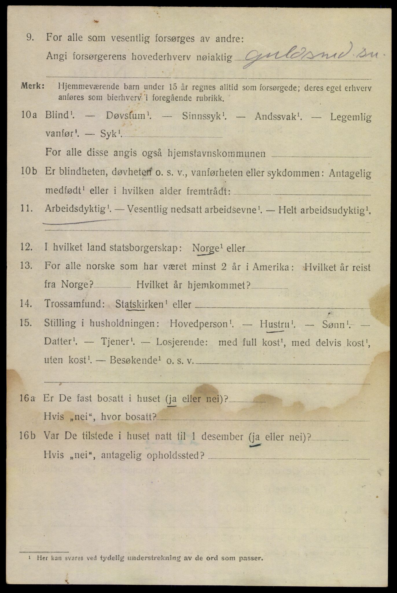 SAKO, 1920 census for Larvik, 1920, p. 22549