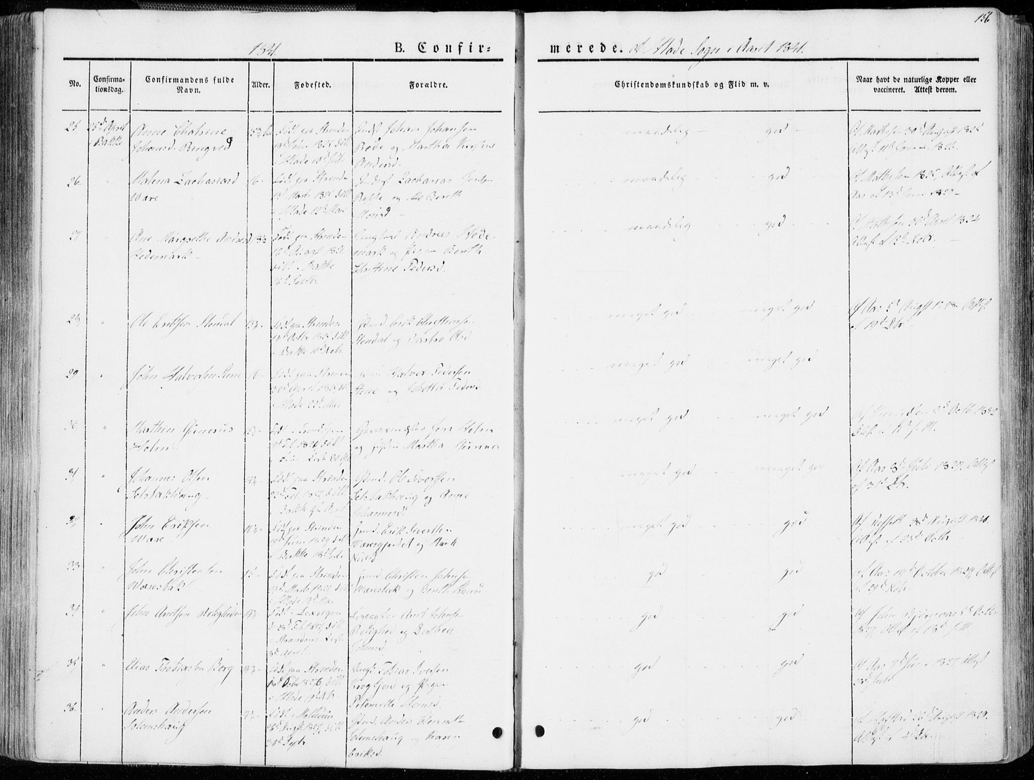Ministerialprotokoller, klokkerbøker og fødselsregistre - Sør-Trøndelag, SAT/A-1456/606/L0290: Parish register (official) no. 606A05, 1841-1847, p. 156