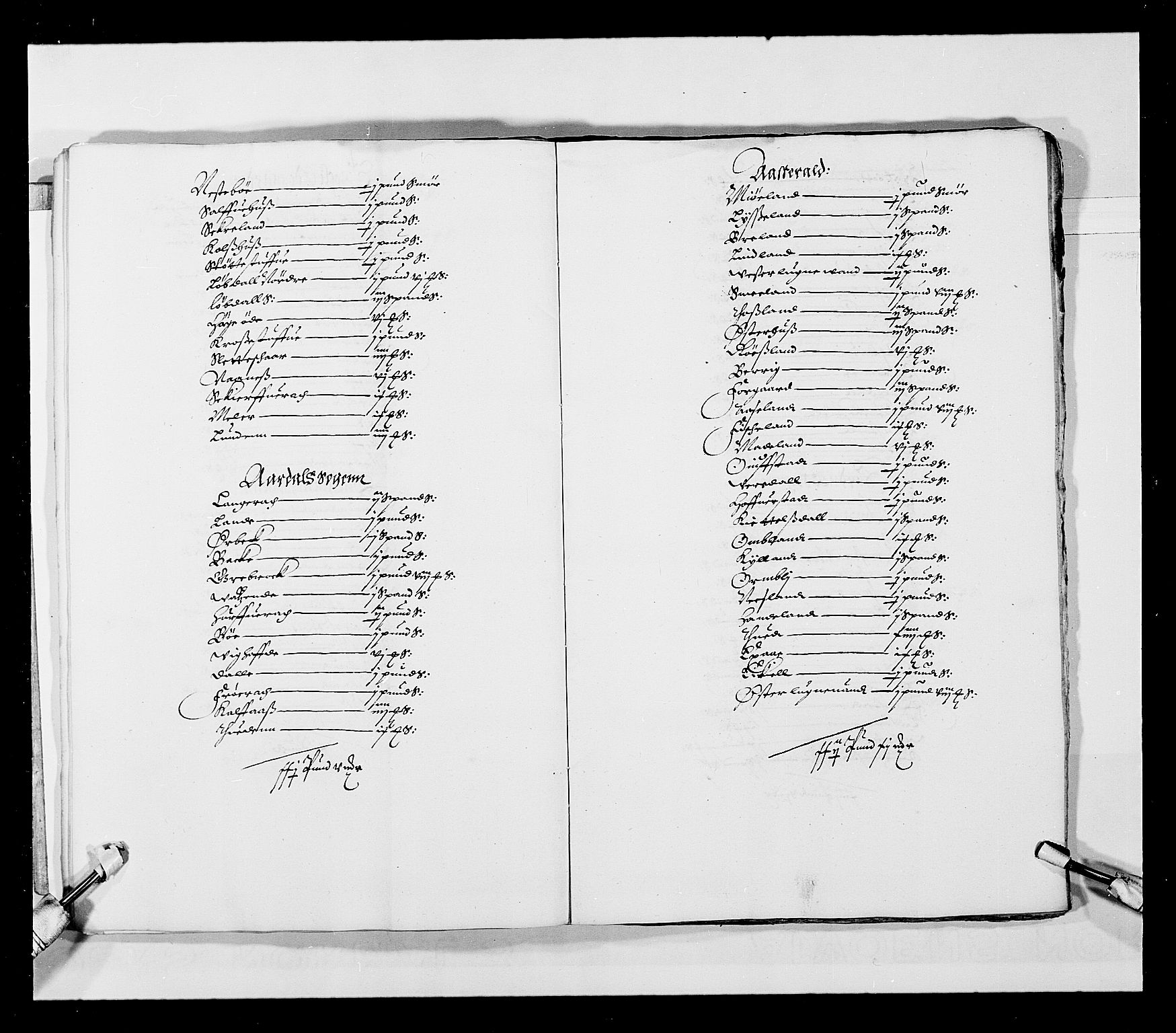 Stattholderembetet 1572-1771, AV/RA-EA-2870/Ek/L0023/0001: Jordebøker 1633-1658: / Jordebøker for Agdesiden len, 1644-1647, p. 16