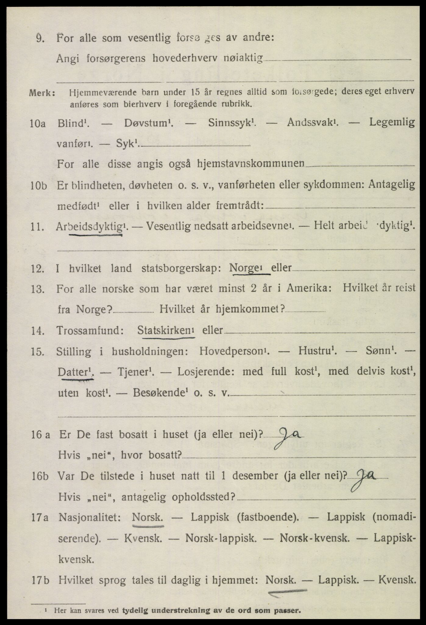 SAT, 1920 census for Nærøy, 1920, p. 1898