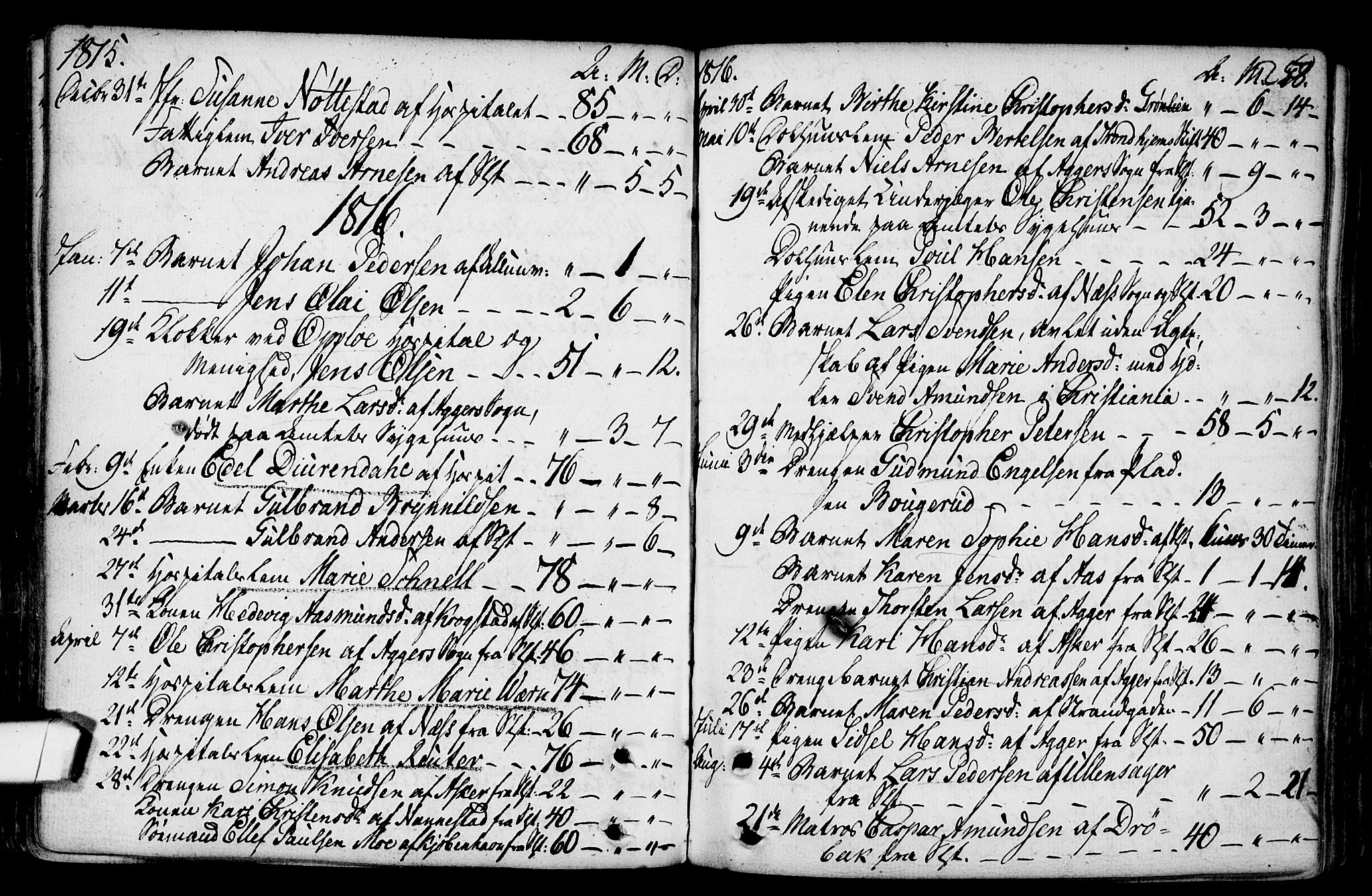 Gamlebyen prestekontor Kirkebøker, SAO/A-10884/F/Fa/L0001: Parish register (official) no. 1, 1734-1818, p. 258