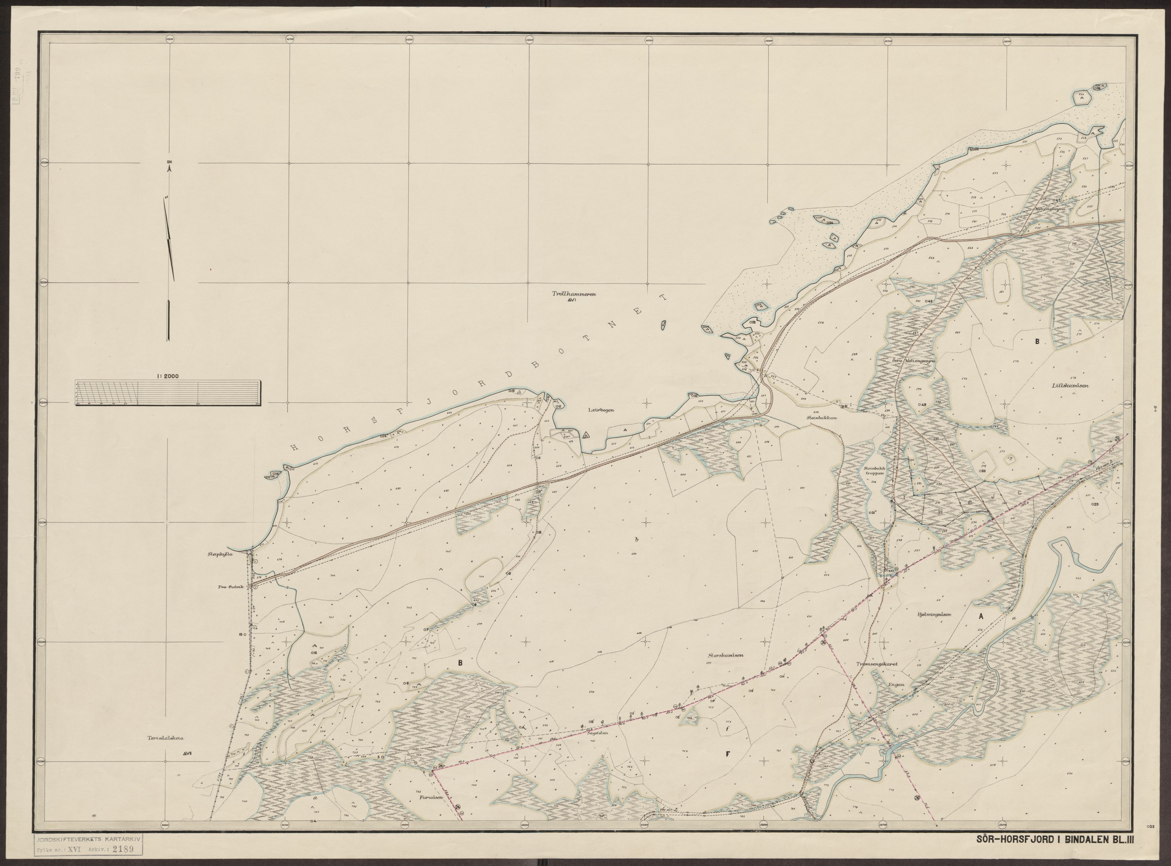 Jordskifteverkets kartarkiv, RA/S-3929/T, 1859-1988, p. 2707