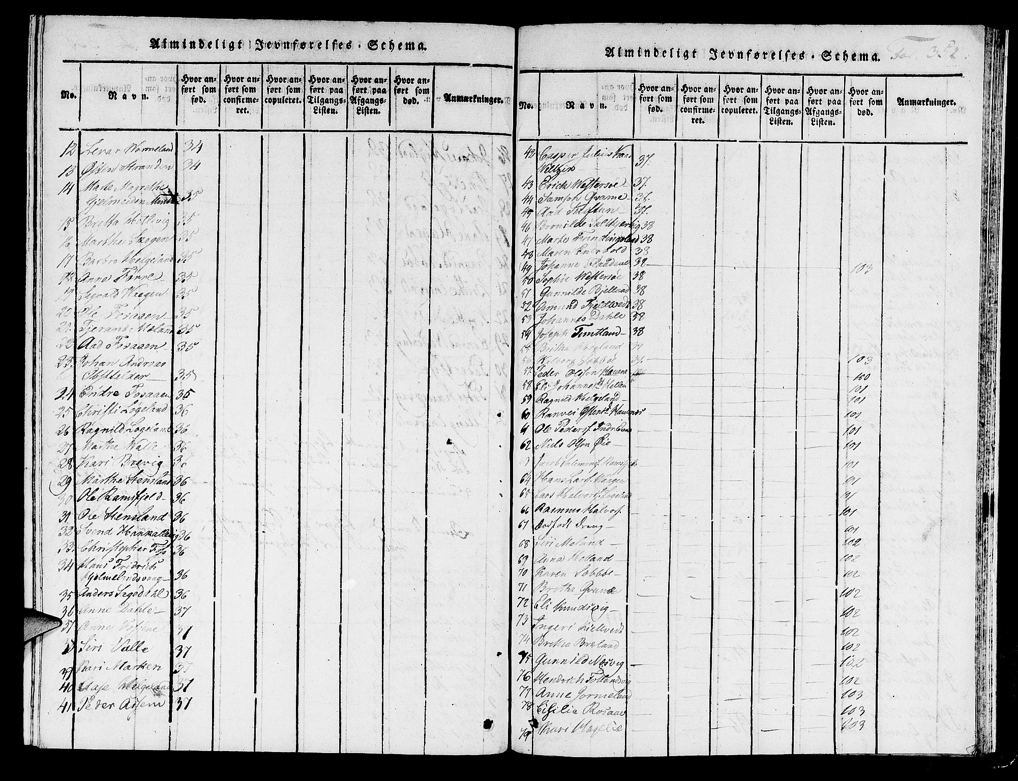 Hjelmeland sokneprestkontor, AV/SAST-A-101843/01/IV/L0003: Parish register (official) no. A 3, 1816-1834, p. 352