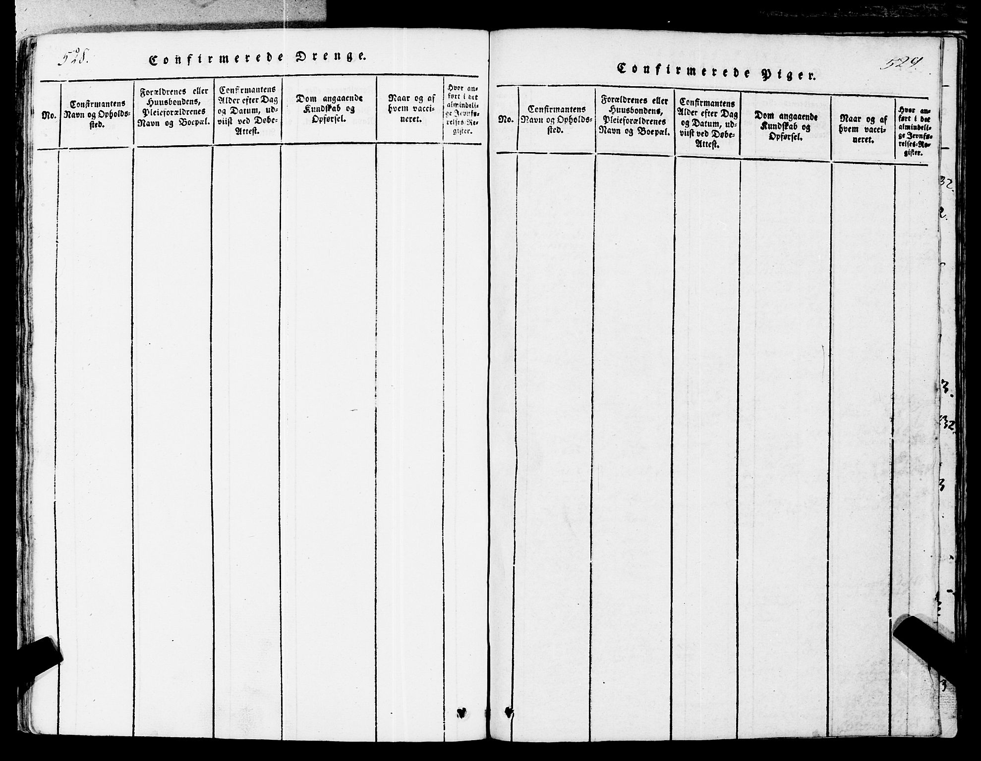 Ministerialprotokoller, klokkerbøker og fødselsregistre - Møre og Romsdal, AV/SAT-A-1454/546/L0593: Parish register (official) no. 546A01, 1818-1853, p. 528-529