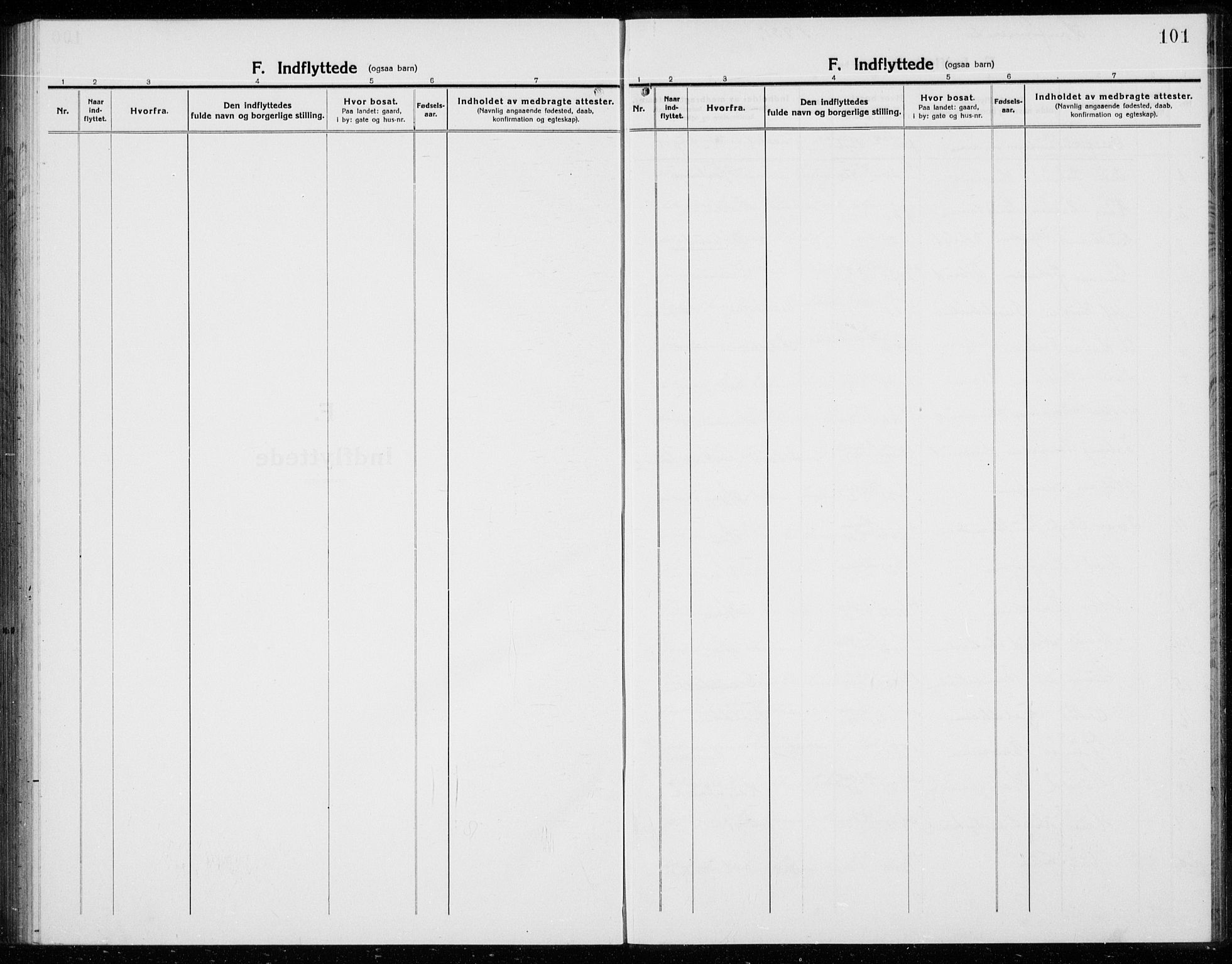 Ådal kirkebøker, AV/SAKO-A-248/G/Gc/L0003: Parish register (copy) no. III 3, 1920-1938, p. 101