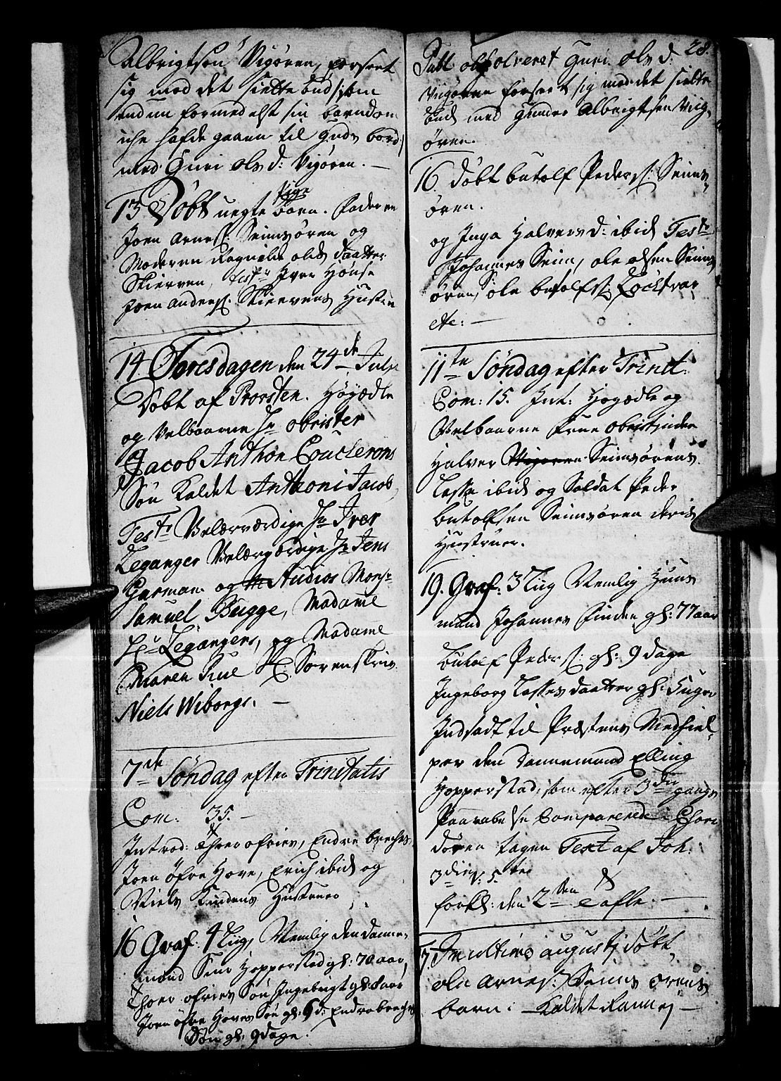 Vik sokneprestembete, SAB/A-81501: Parish register (official) no. A 1 /1, 1727-1740, p. 28