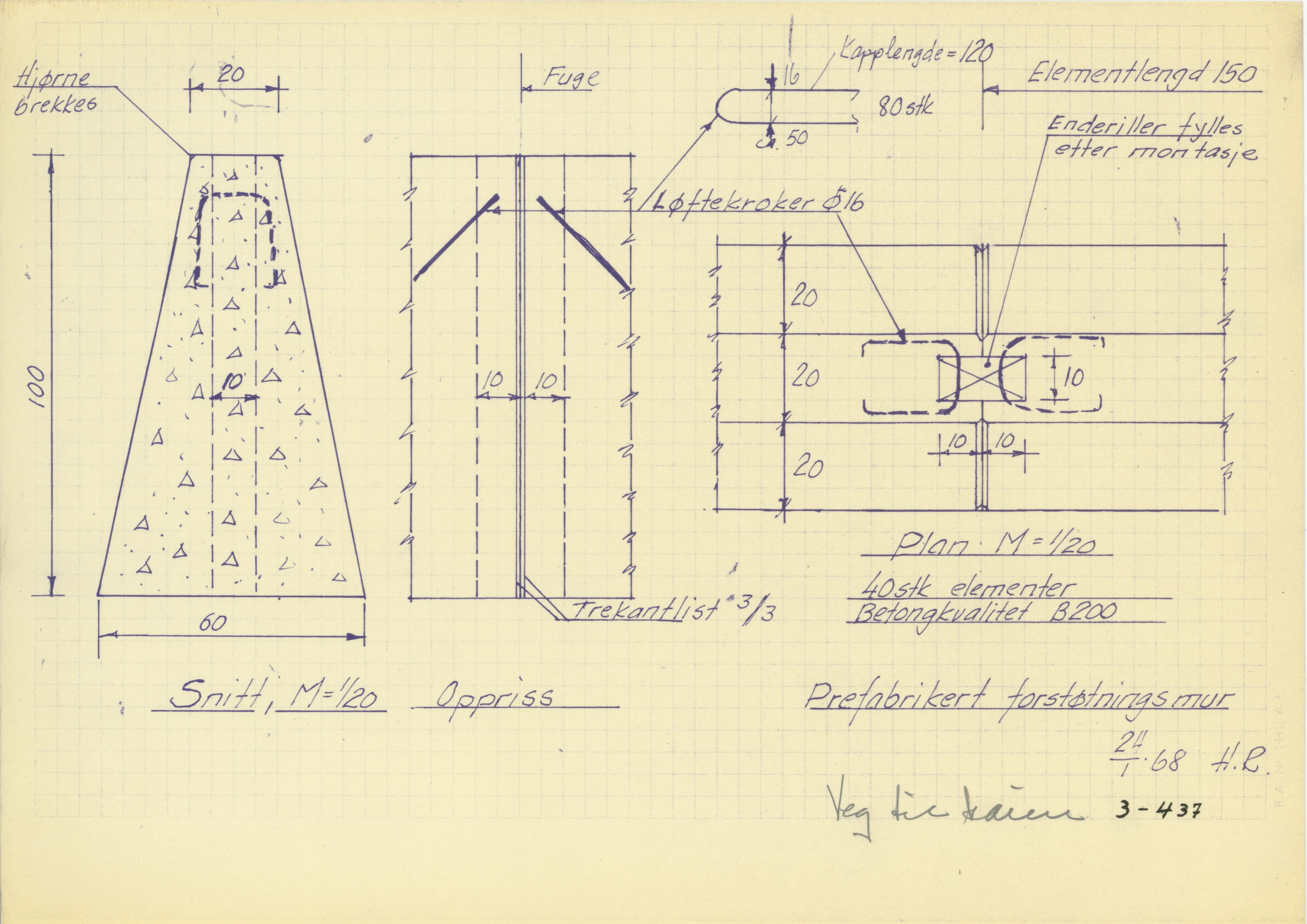 Odda smelteverk AS, KRAM/A-0157.1/T/Td/L0003: Gruppe 3. Importkai, 1954-1993, p. 220