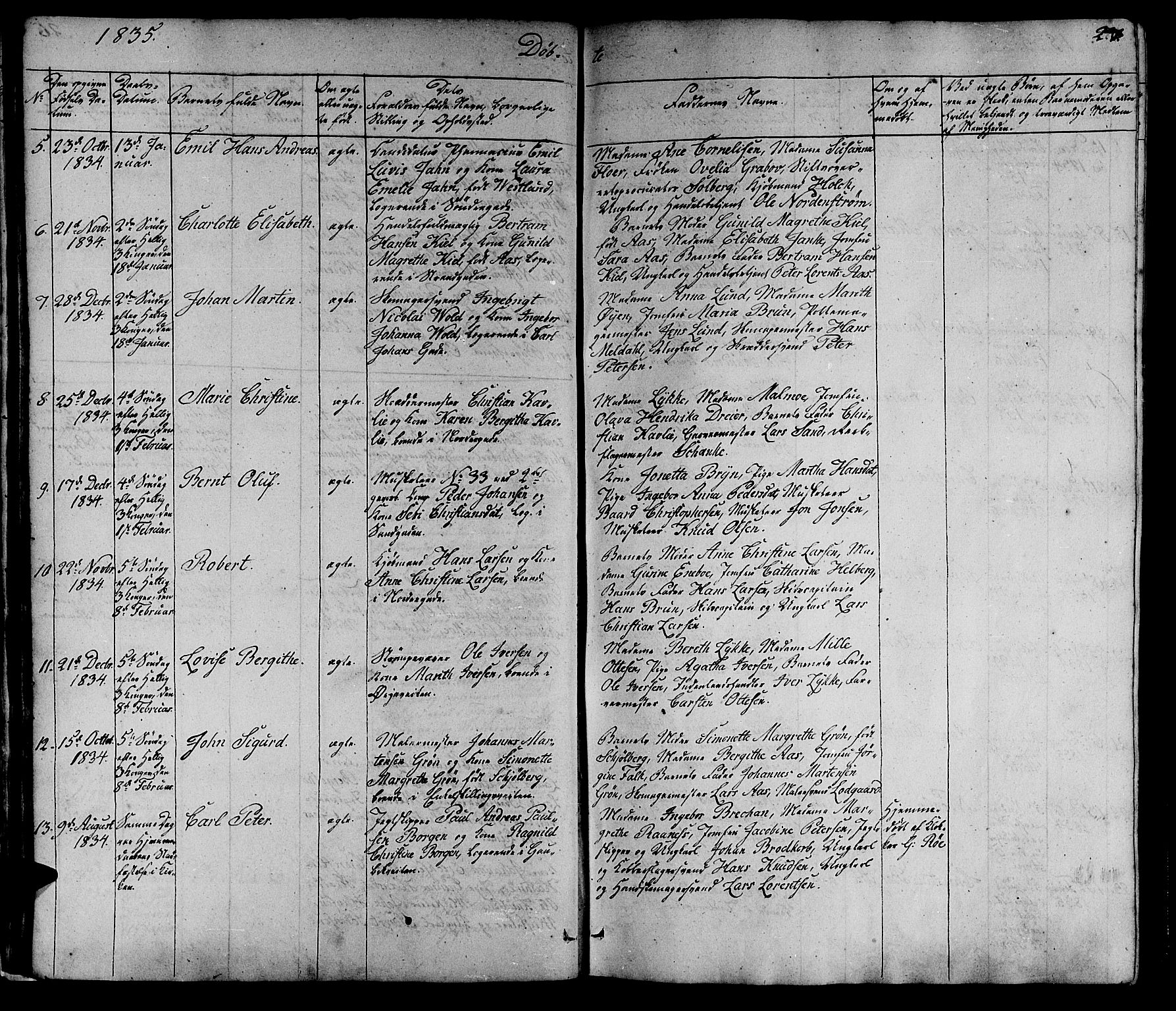 Ministerialprotokoller, klokkerbøker og fødselsregistre - Sør-Trøndelag, SAT/A-1456/602/L0136: Parish register (copy) no. 602C04, 1833-1845, p. 27