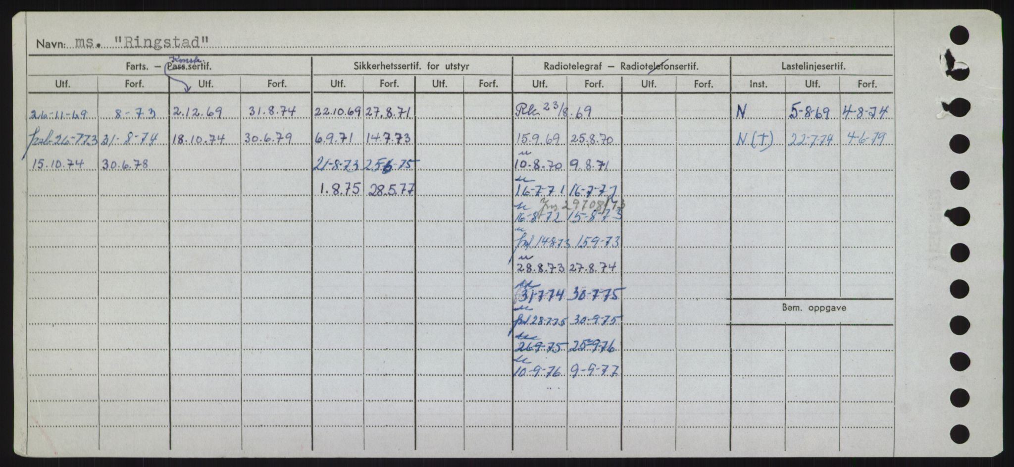 Sjøfartsdirektoratet med forløpere, Skipsmålingen, AV/RA-S-1627/H/Hd/L0030: Fartøy, Q-Riv, p. 582