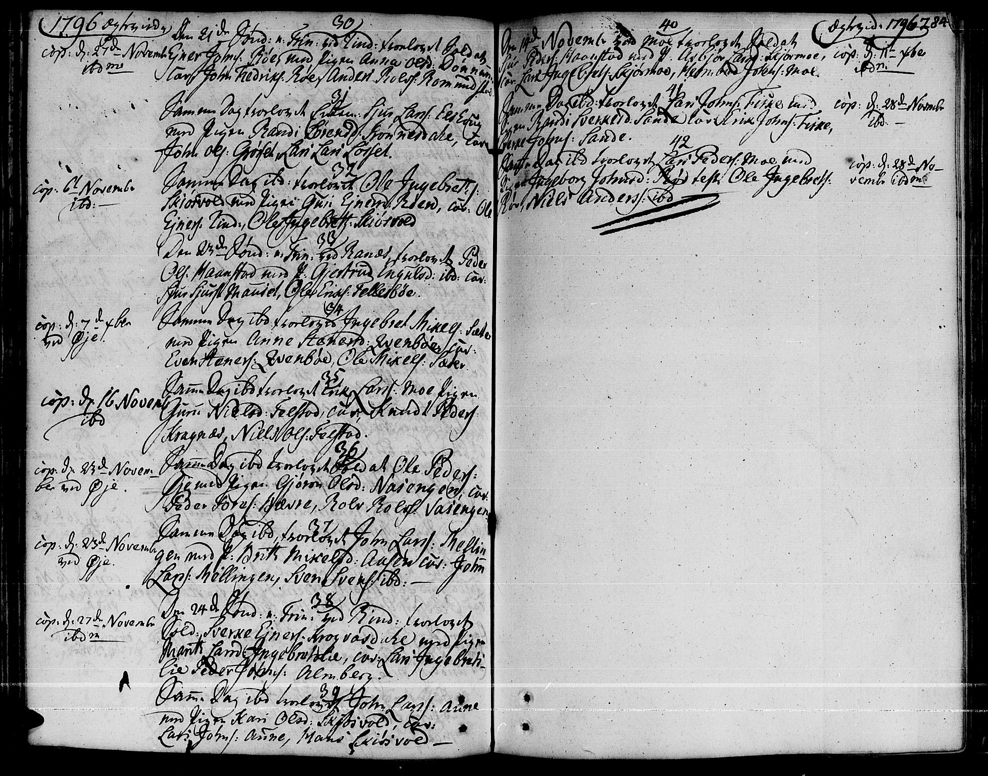 Ministerialprotokoller, klokkerbøker og fødselsregistre - Møre og Romsdal, AV/SAT-A-1454/595/L1039: Parish register (official) no. 595A01, 1750-1796, p. 284