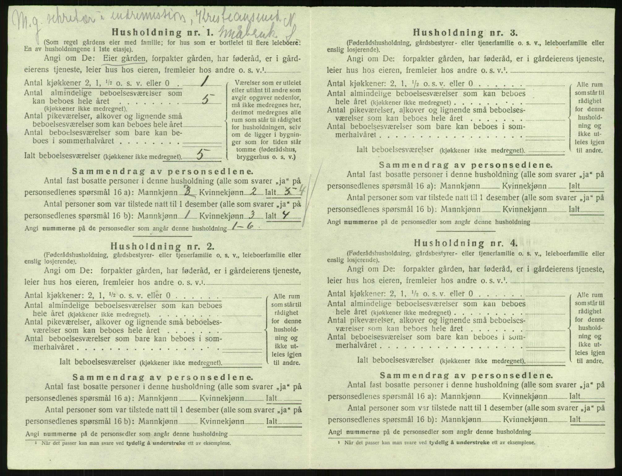 SAK, 1920 census for Søndeled, 1920, p. 388