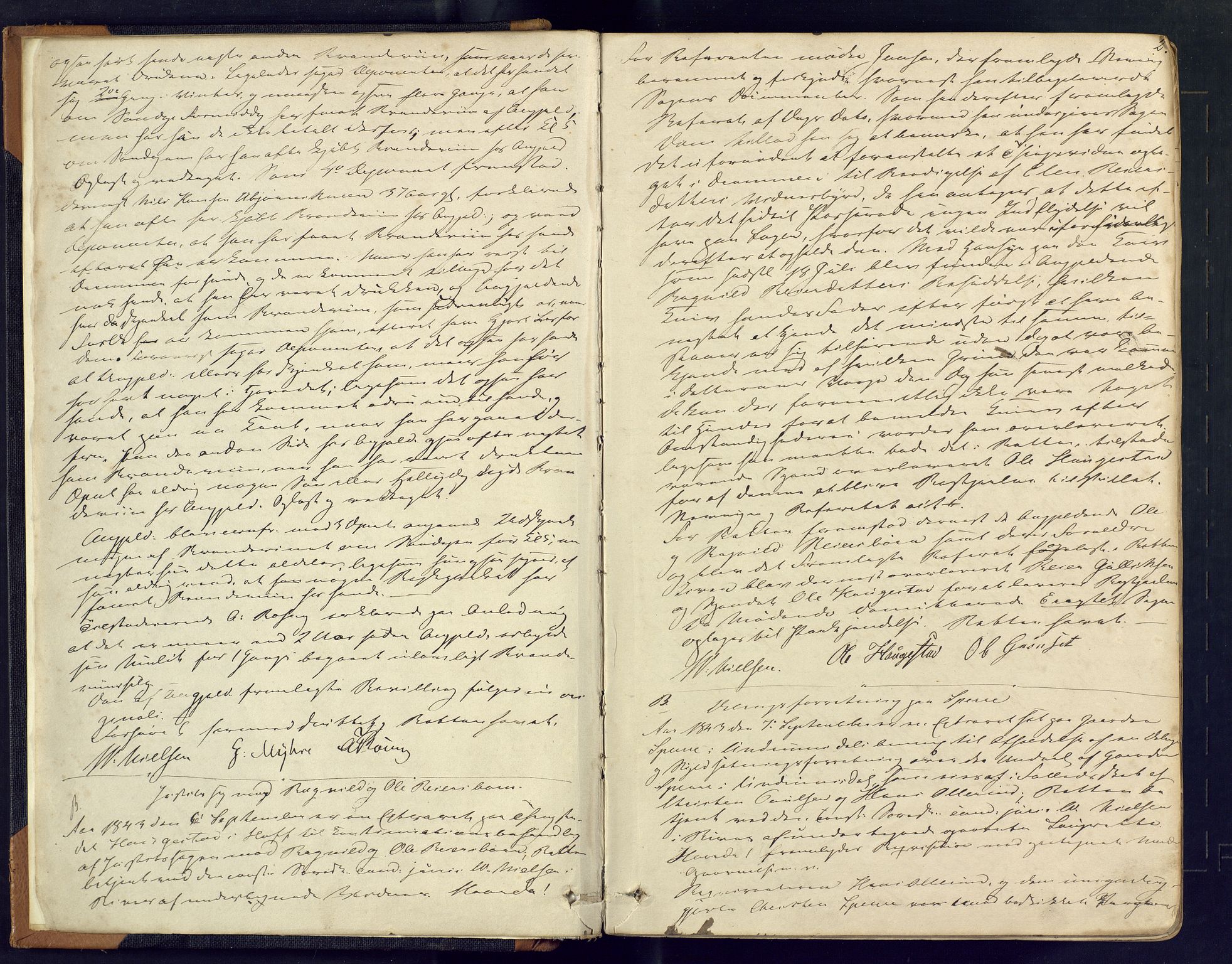 Nordre Jarlsberg sorenskriveri, SAKO/A-80/F/Fb/Fba/L0007: Ekstrarettsprotokoll, 1843-1846, p. 2
