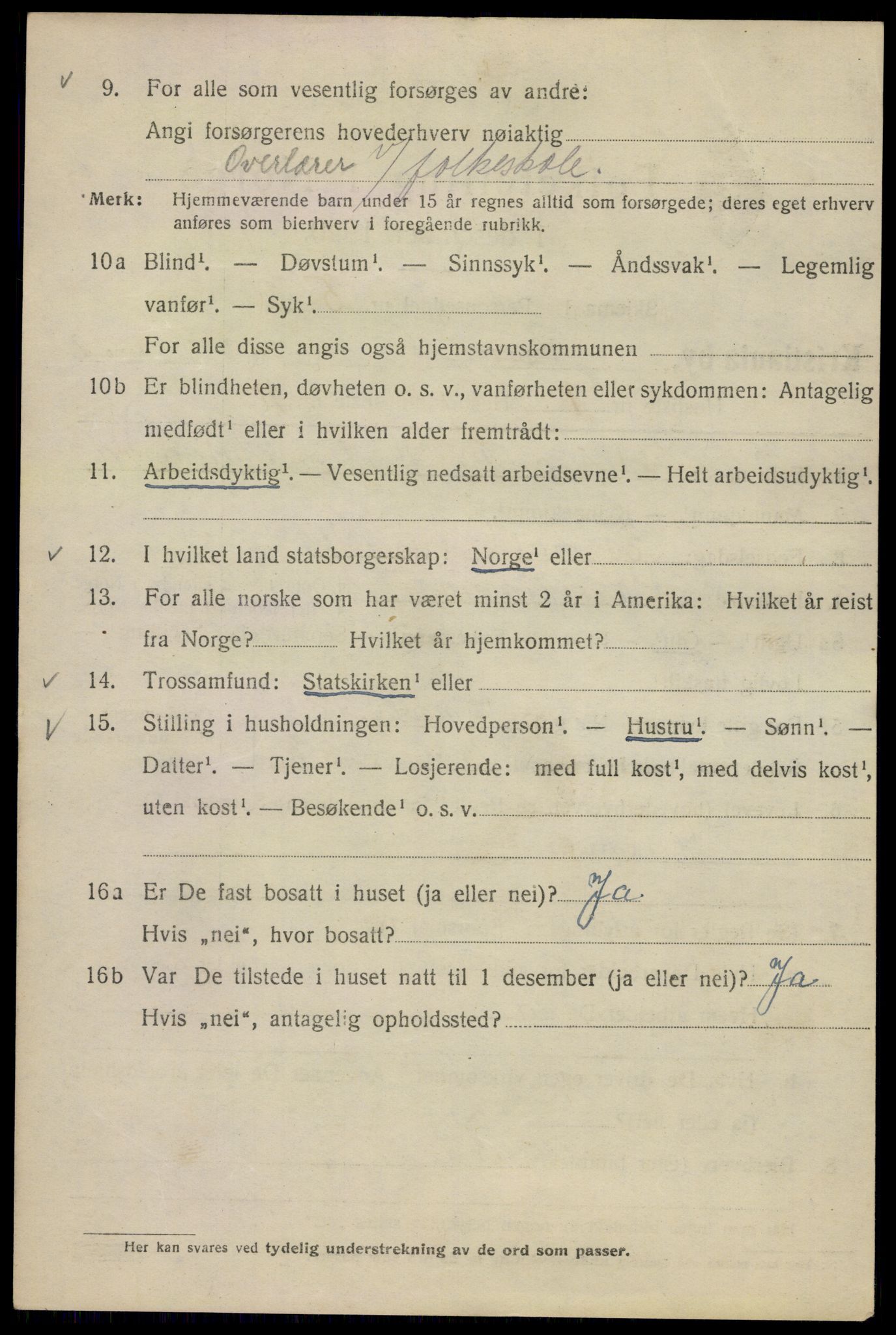 SAO, 1920 census for Kristiania, 1920, p. 311854