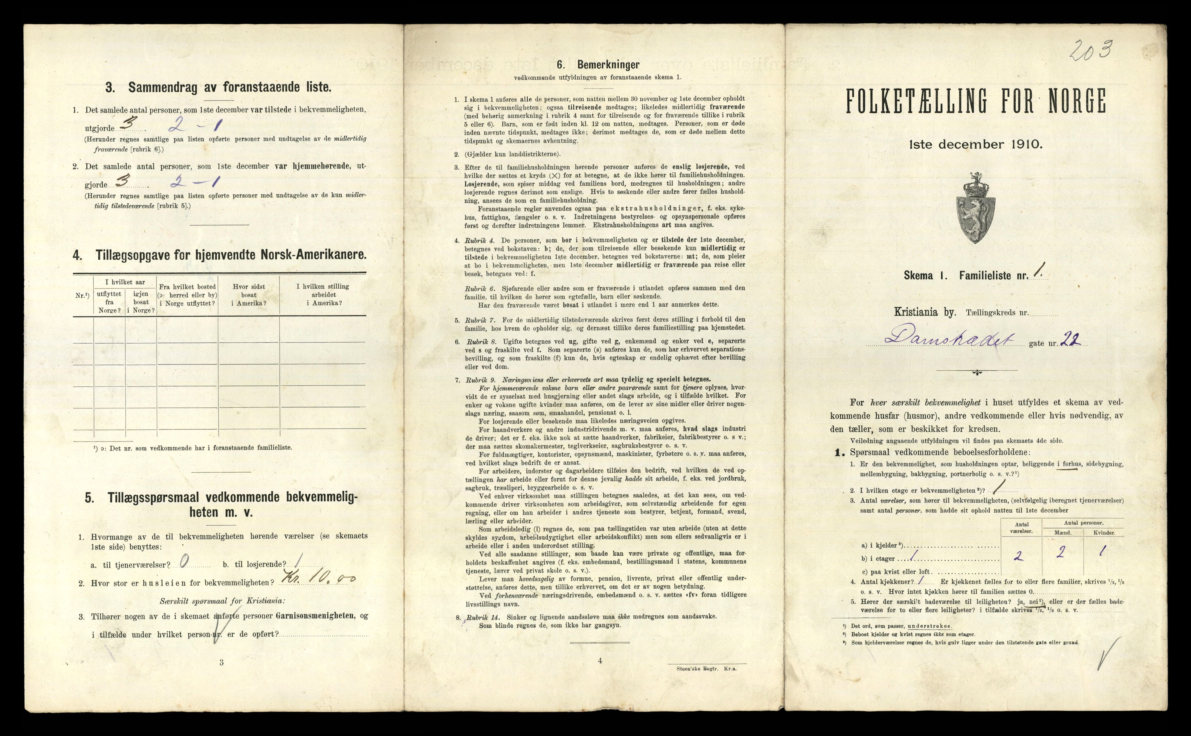 RA, 1910 census for Kristiania, 1910, p. 15267