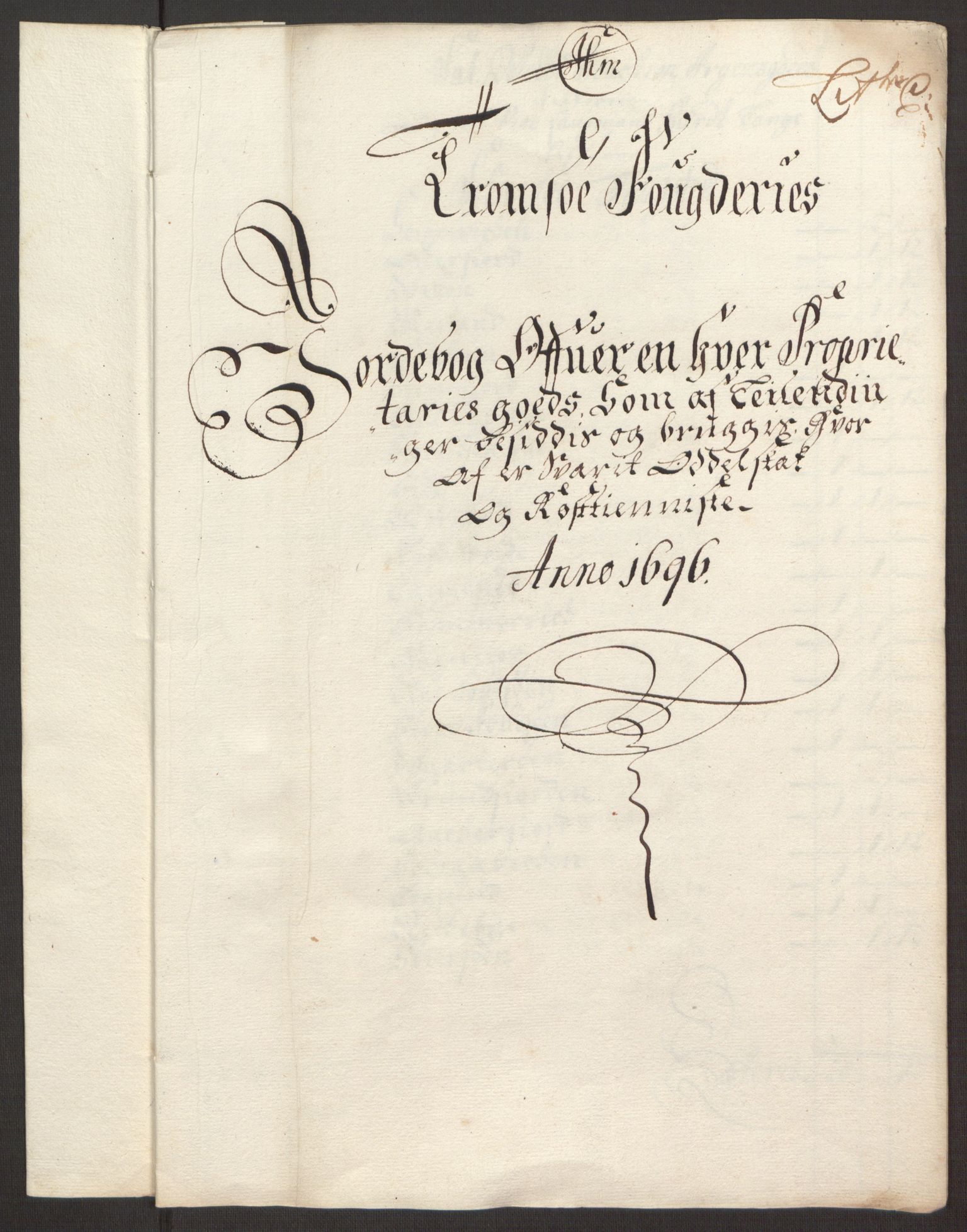 Rentekammeret inntil 1814, Reviderte regnskaper, Fogderegnskap, RA/EA-4092/R68/L4753: Fogderegnskap Senja og Troms, 1694-1696, p. 335