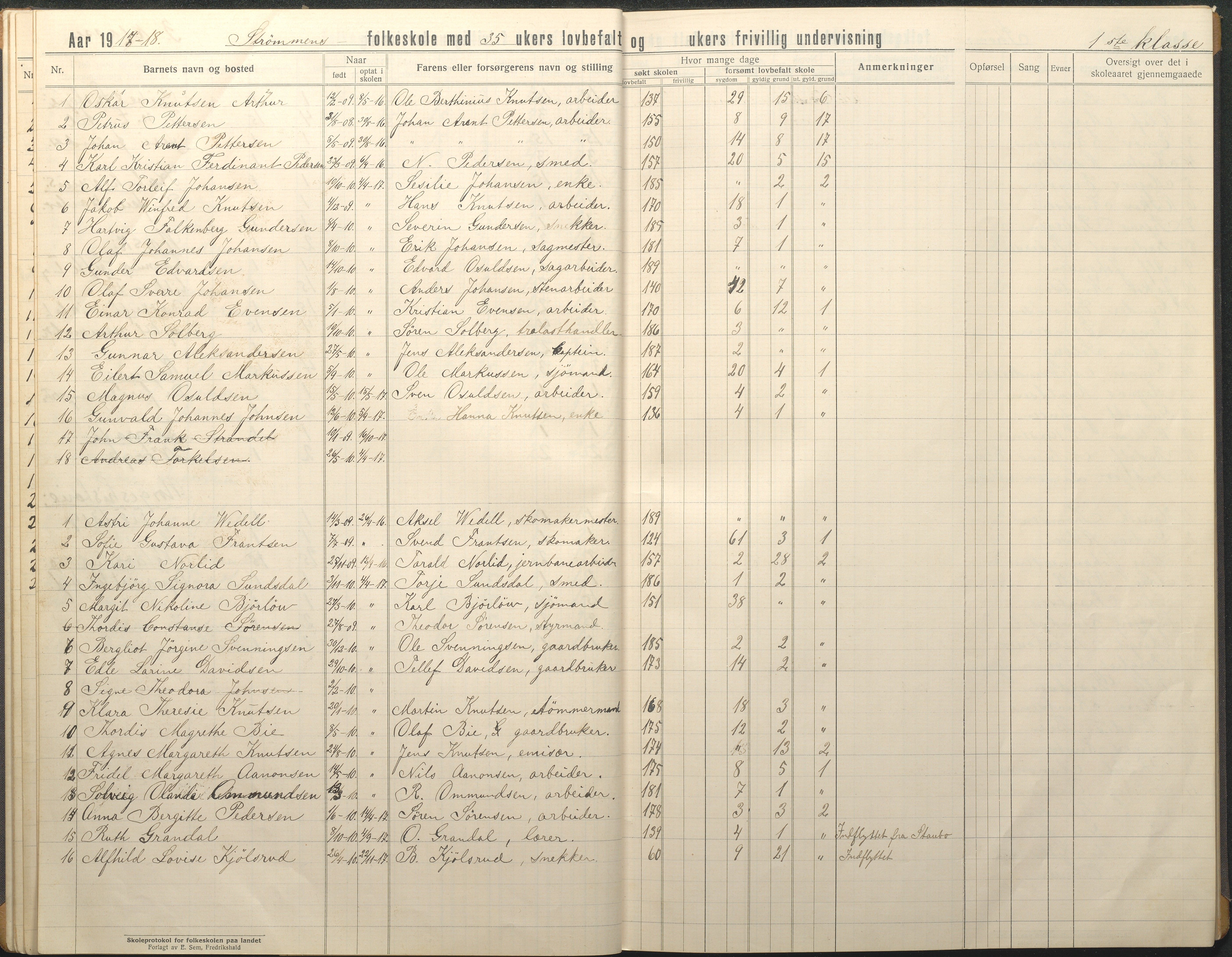 Øyestad kommune frem til 1979, AAKS/KA0920-PK/06/06G/L0012: Skoleprotokoll, 1919-1926