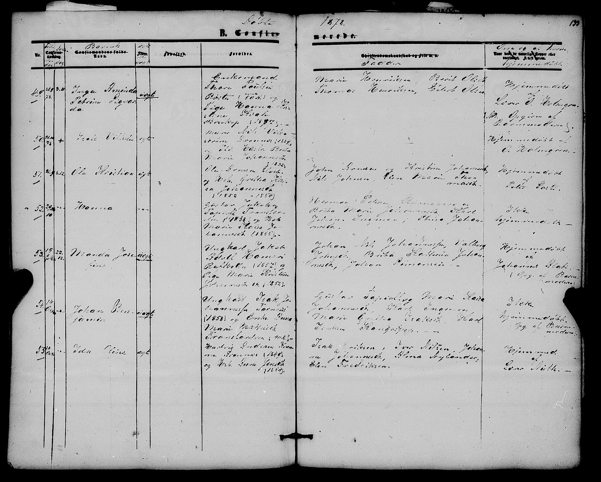 Alta sokneprestkontor, SATØ/S-1338/H/Ha/L0001.kirke: Parish register (official) no. 1, 1858-1878, p. 133