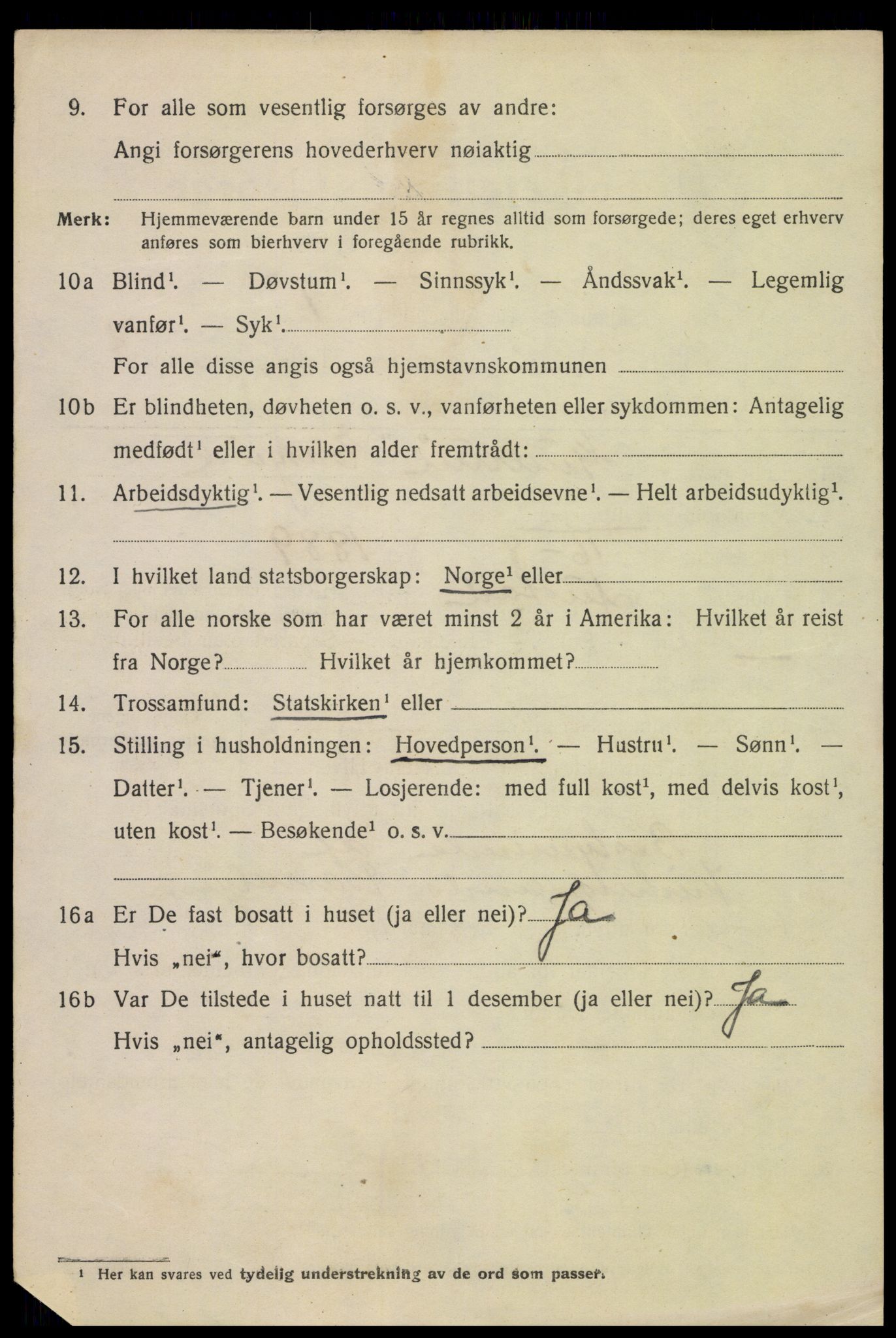 SAK, 1920 census for Kristiansand, 1920, p. 20056