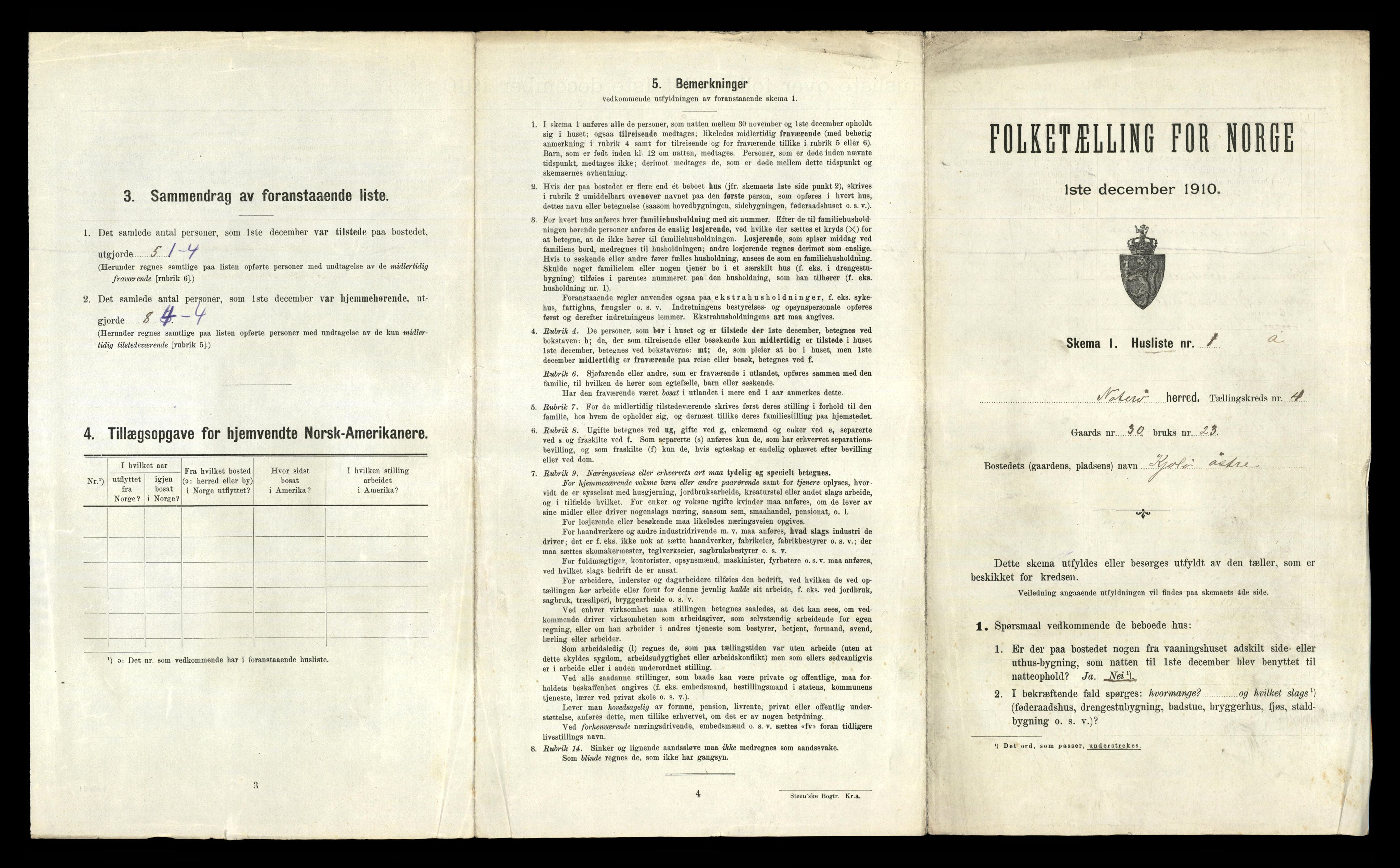 RA, 1910 census for Nøtterøy, 1910, p. 1164