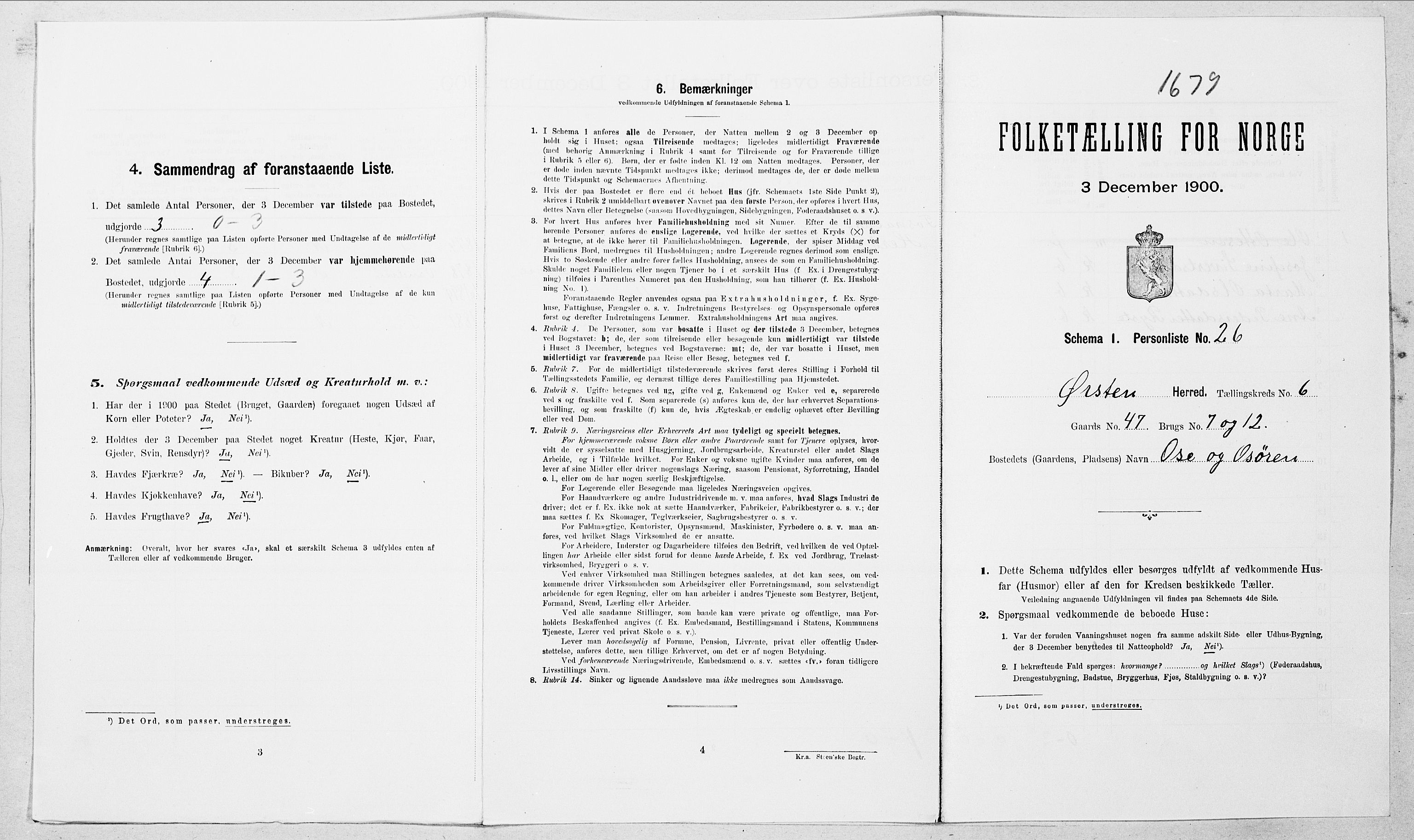 SAT, 1900 census for Ørsta, 1900, p. 683