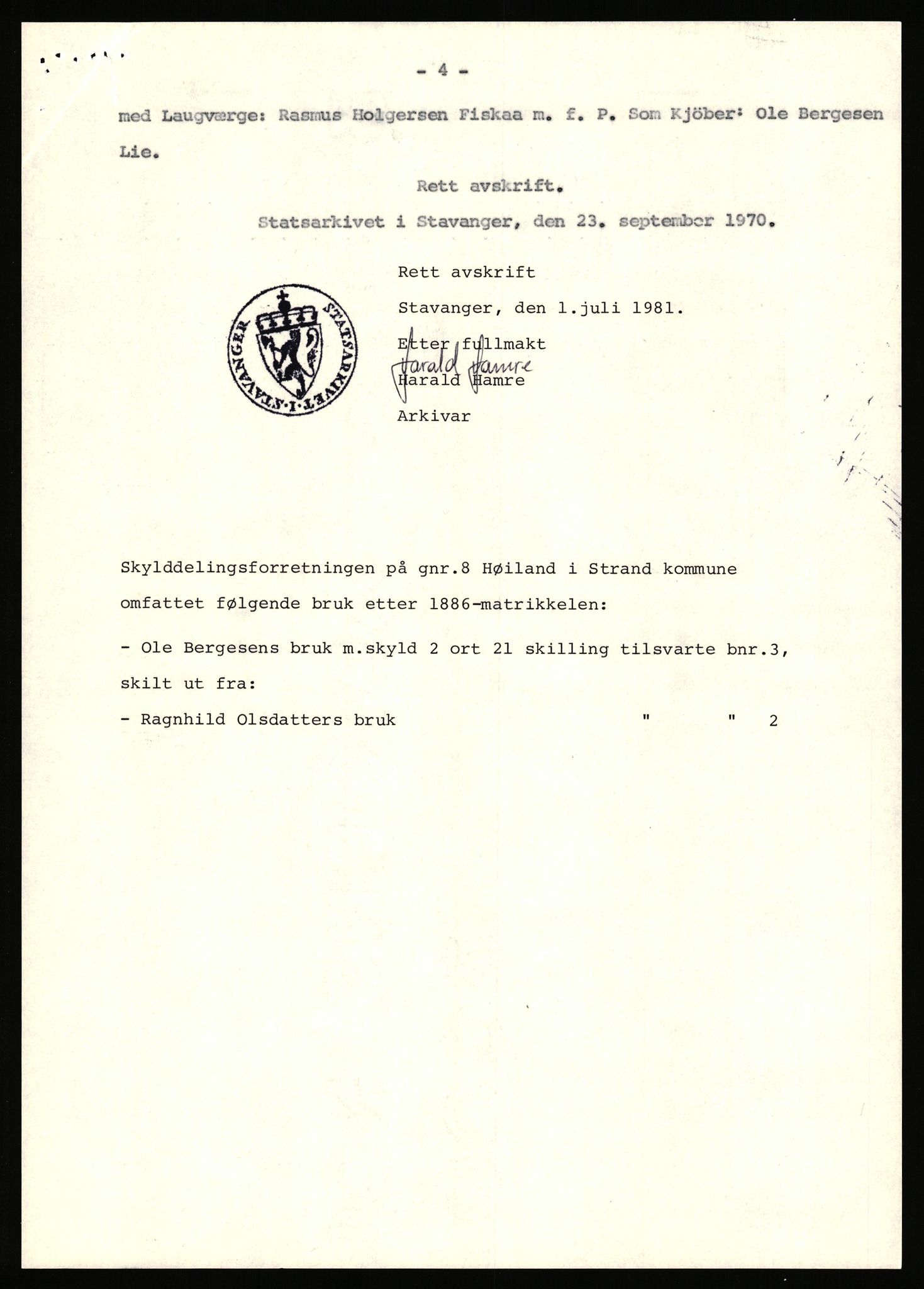 Statsarkivet i Stavanger, SAST/A-101971/03/Y/Yj/L0041: Avskrifter sortert etter gårdsnavn: Hustveit i Vikedal - Høivik indre, 1750-1930, p. 512