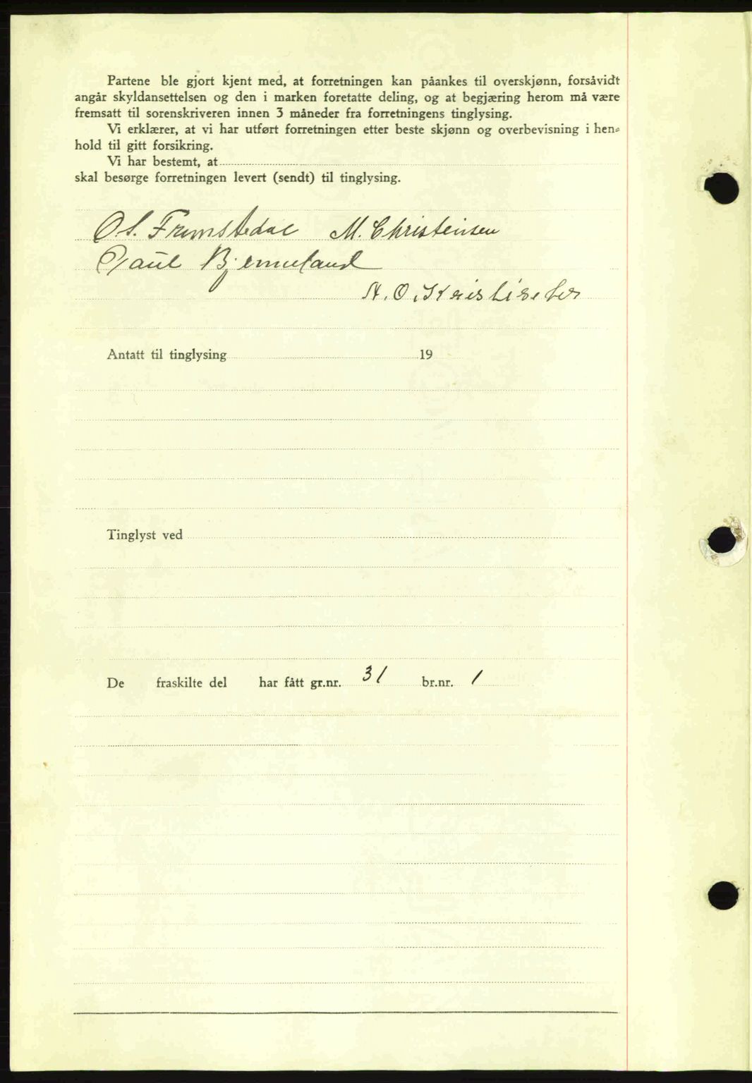 Romsdal sorenskriveri, AV/SAT-A-4149/1/2/2C: Mortgage book no. A12, 1942-1942, Diary no: : 1978/1942