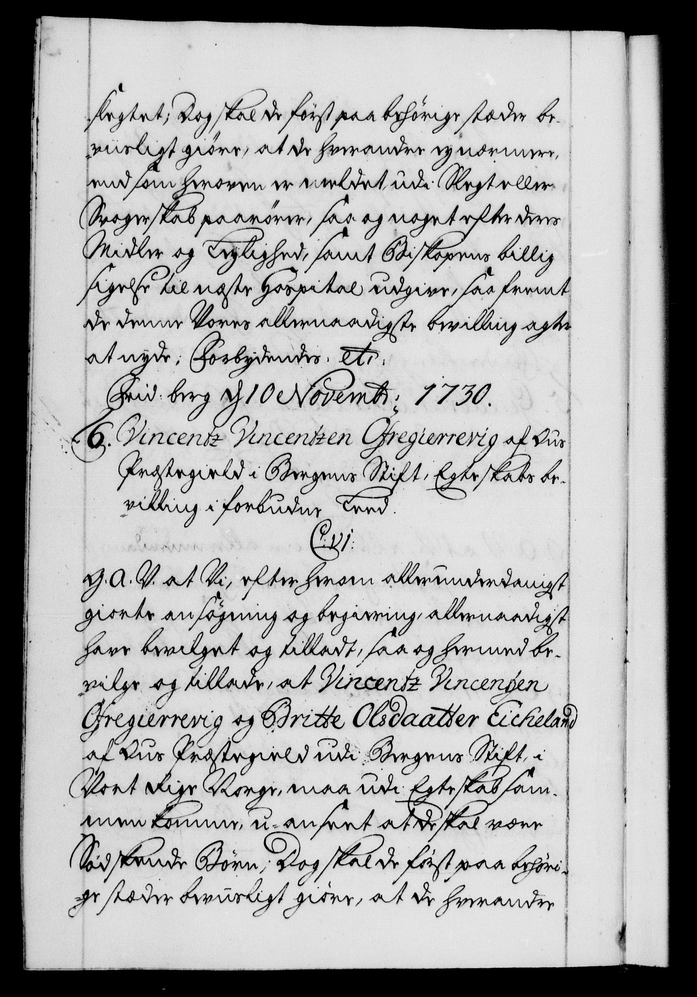 Danske Kanselli 1572-1799, AV/RA-EA-3023/F/Fc/Fca/Fcaa/L0027: Norske registre, 1730-1732, p. 3b