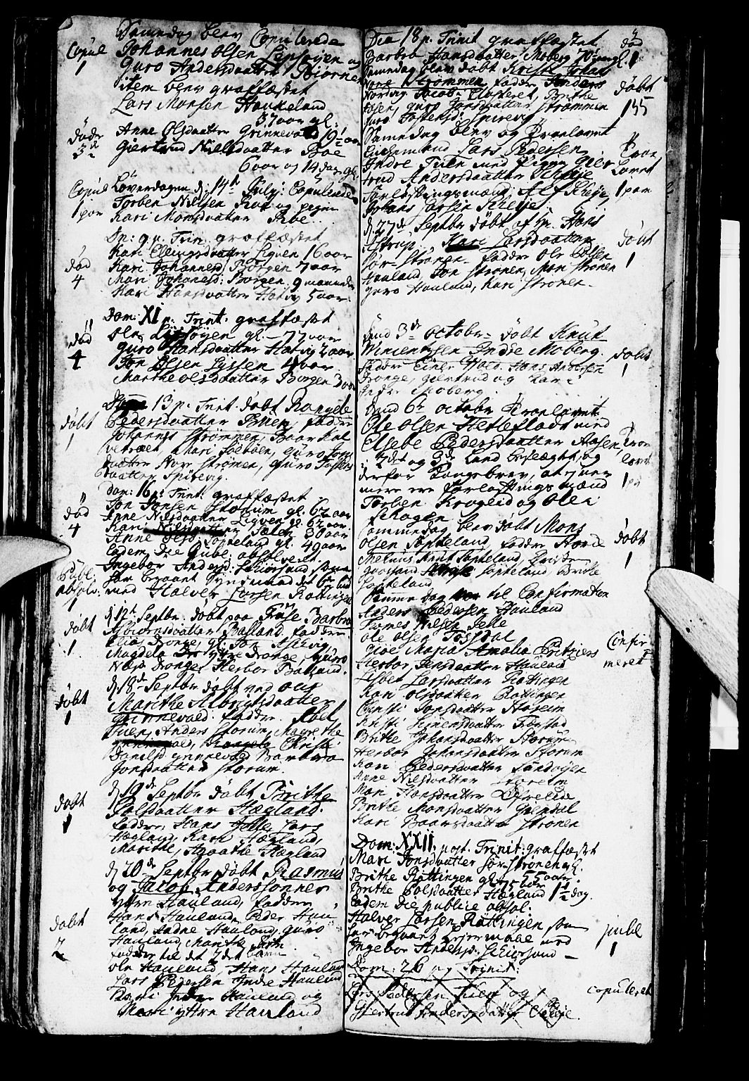 Os sokneprestembete, SAB/A-99929: Parish register (official) no. A 2, 1723-1758, p. 55